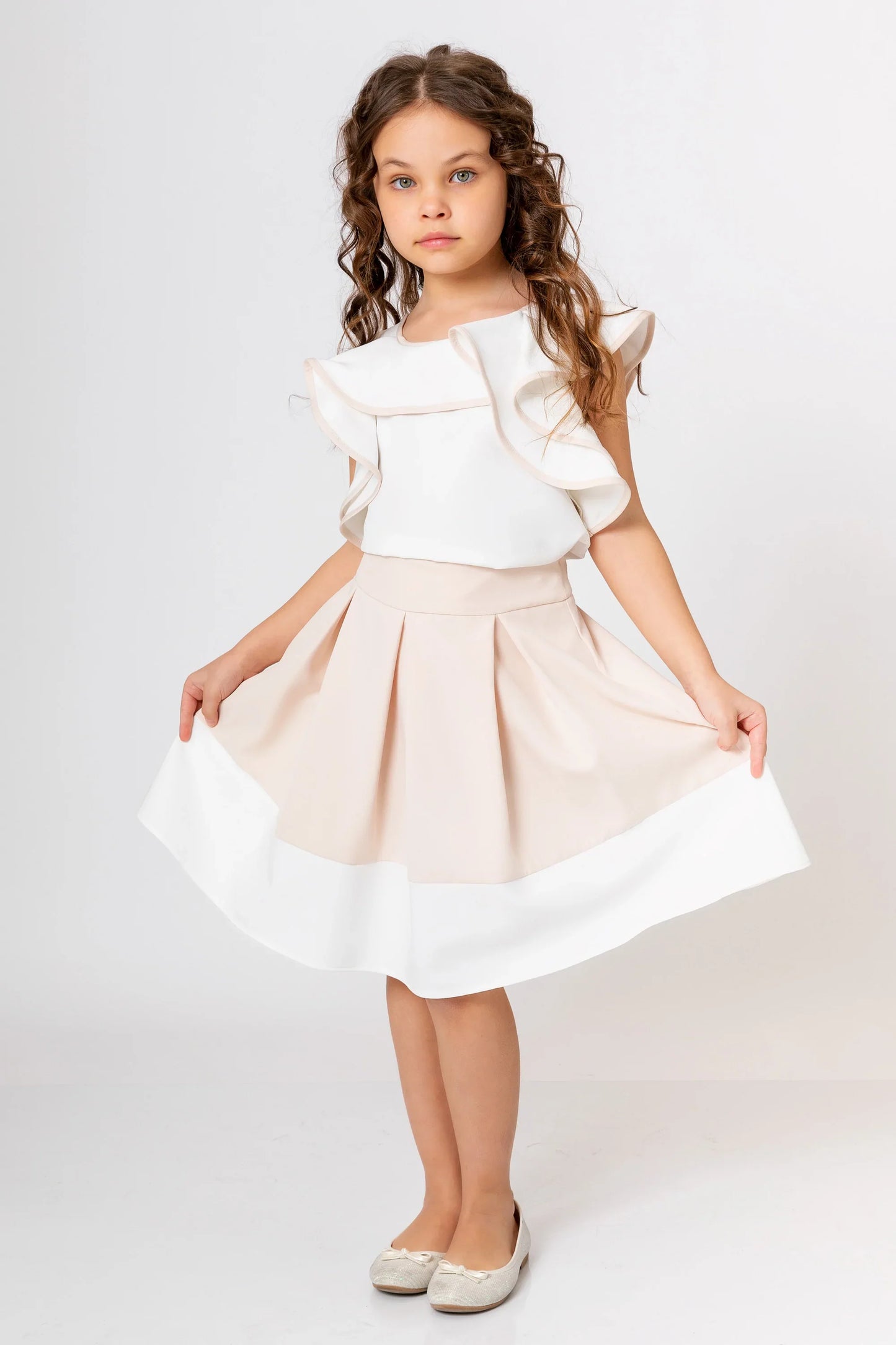 InCity Kids Girls Multicolor Pleated Fashion Skirt InCity Boys & Girls