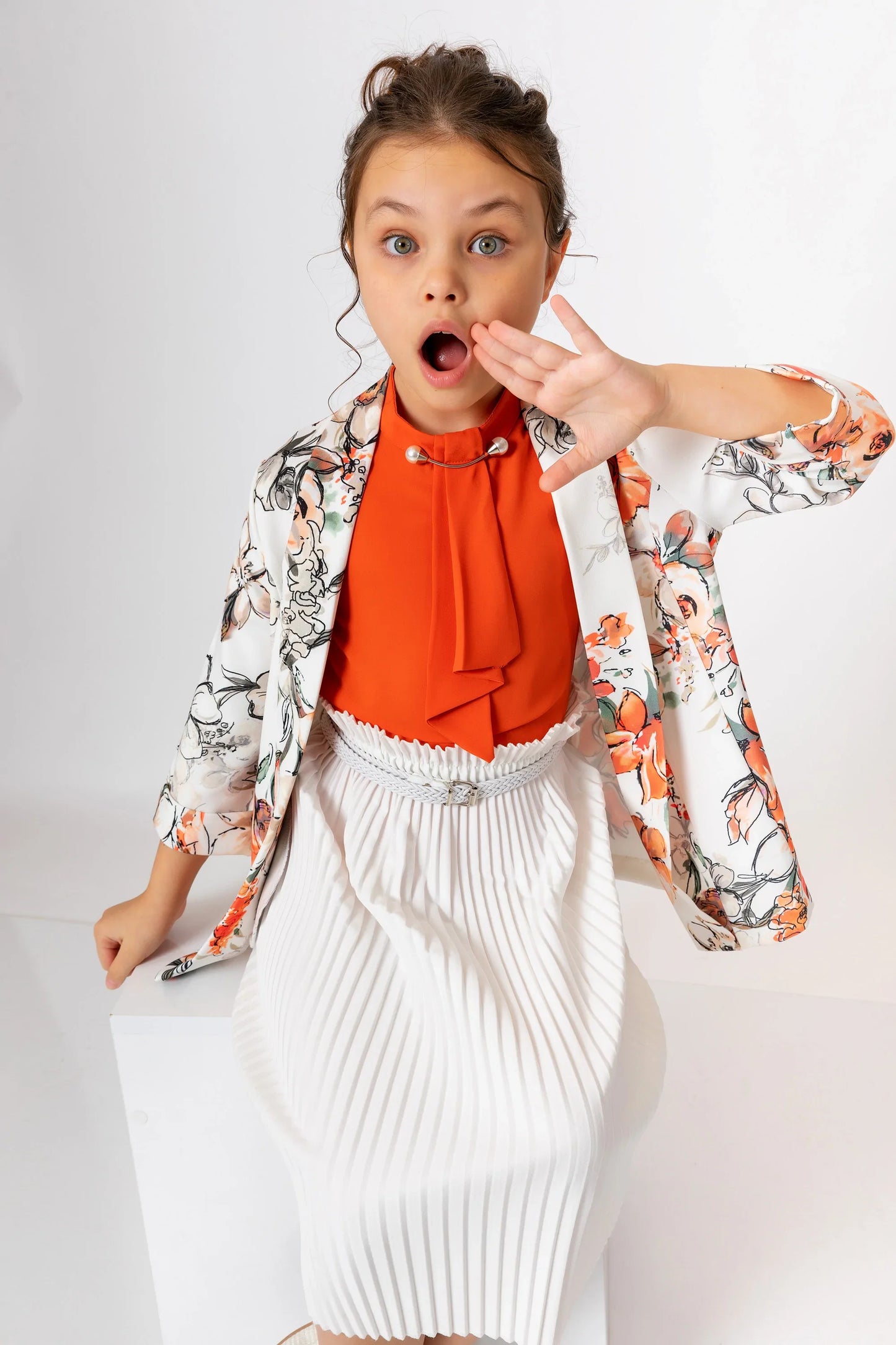 InCity Kids Girls Sleeveless Plain Fashion Dress Blouse InCity Boys & Girls