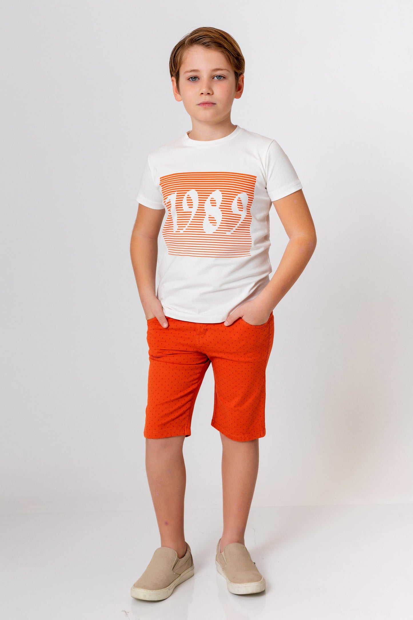 InCity Kids Boys Straight Leg Diamond Dress Shorts InCity Boys & Girls