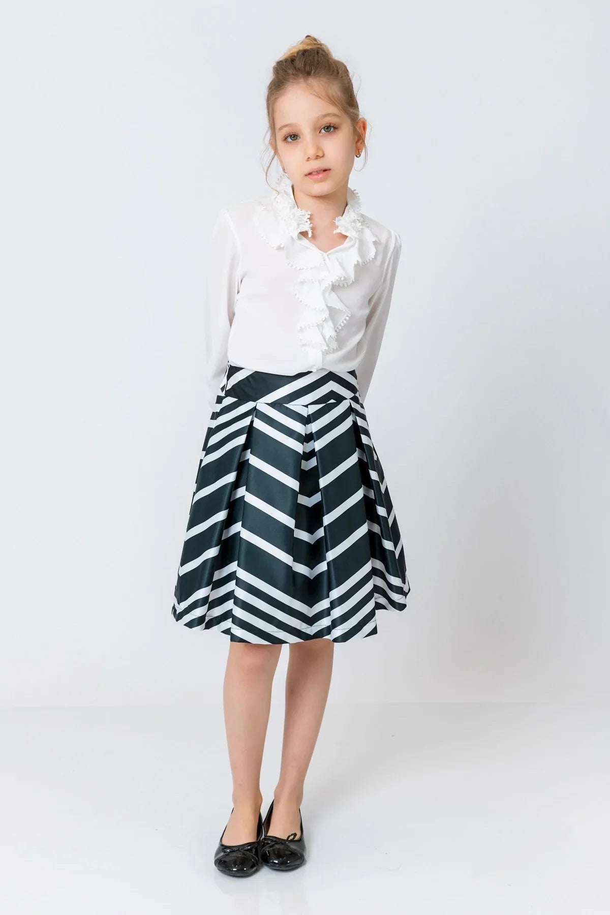 InCity Kids Girls Printed Midi Fashion Skirt InCity Boys & Girls