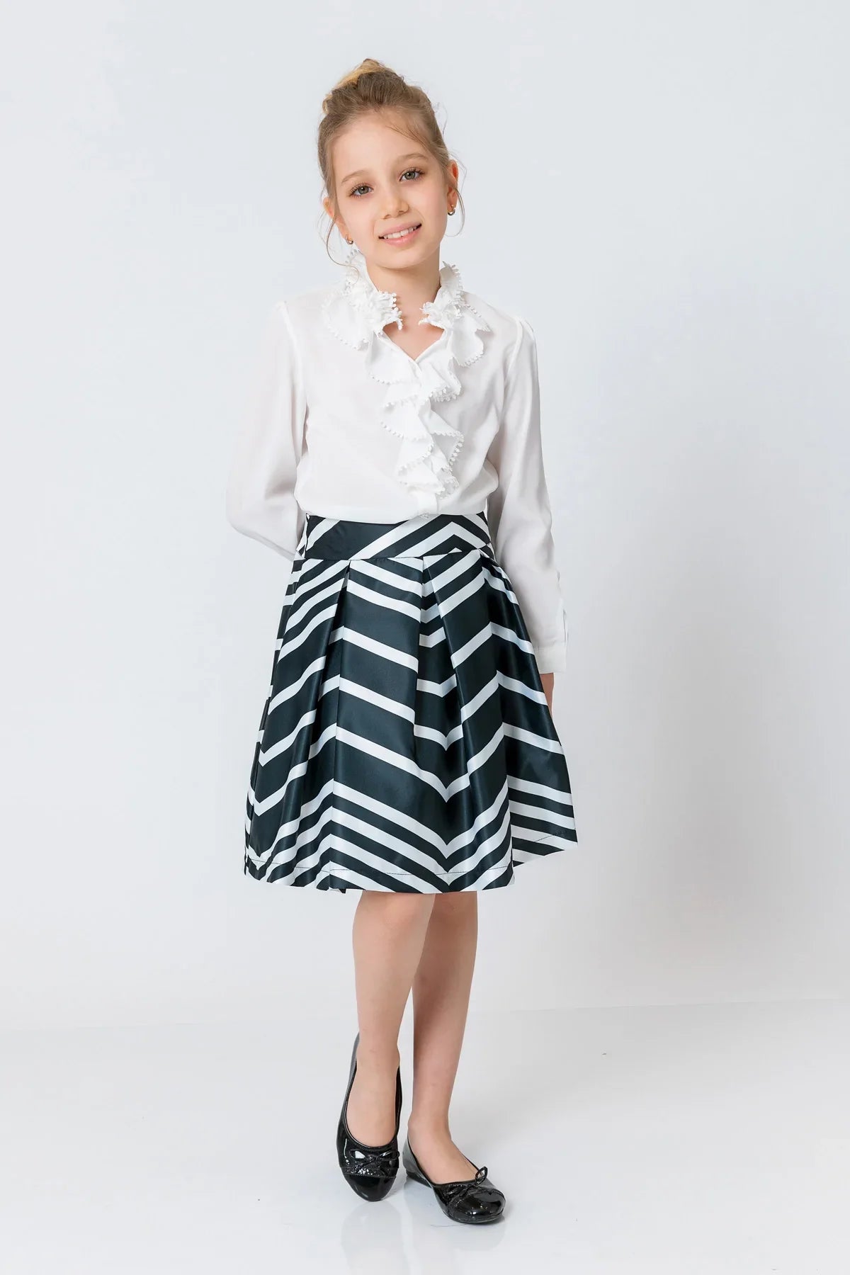 InCity Kids Girls Printed Midi Fashion Skirt InCity Boys & Girls