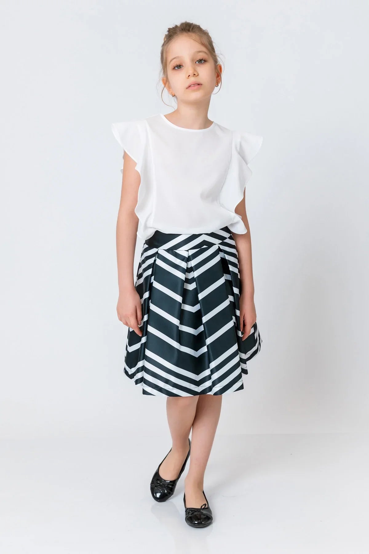 InCity Kids Girls Printed Midi Fashion Skirt InCity Boys & Girls