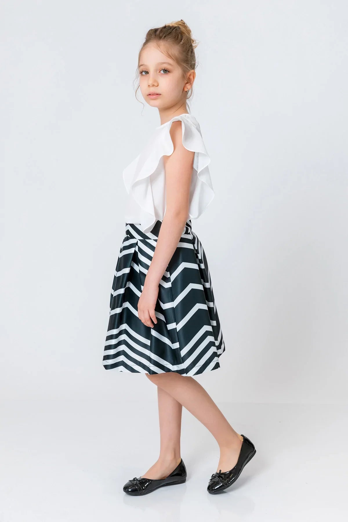 InCity Kids Girls Printed Midi Fashion Skirt InCity Boys & Girls