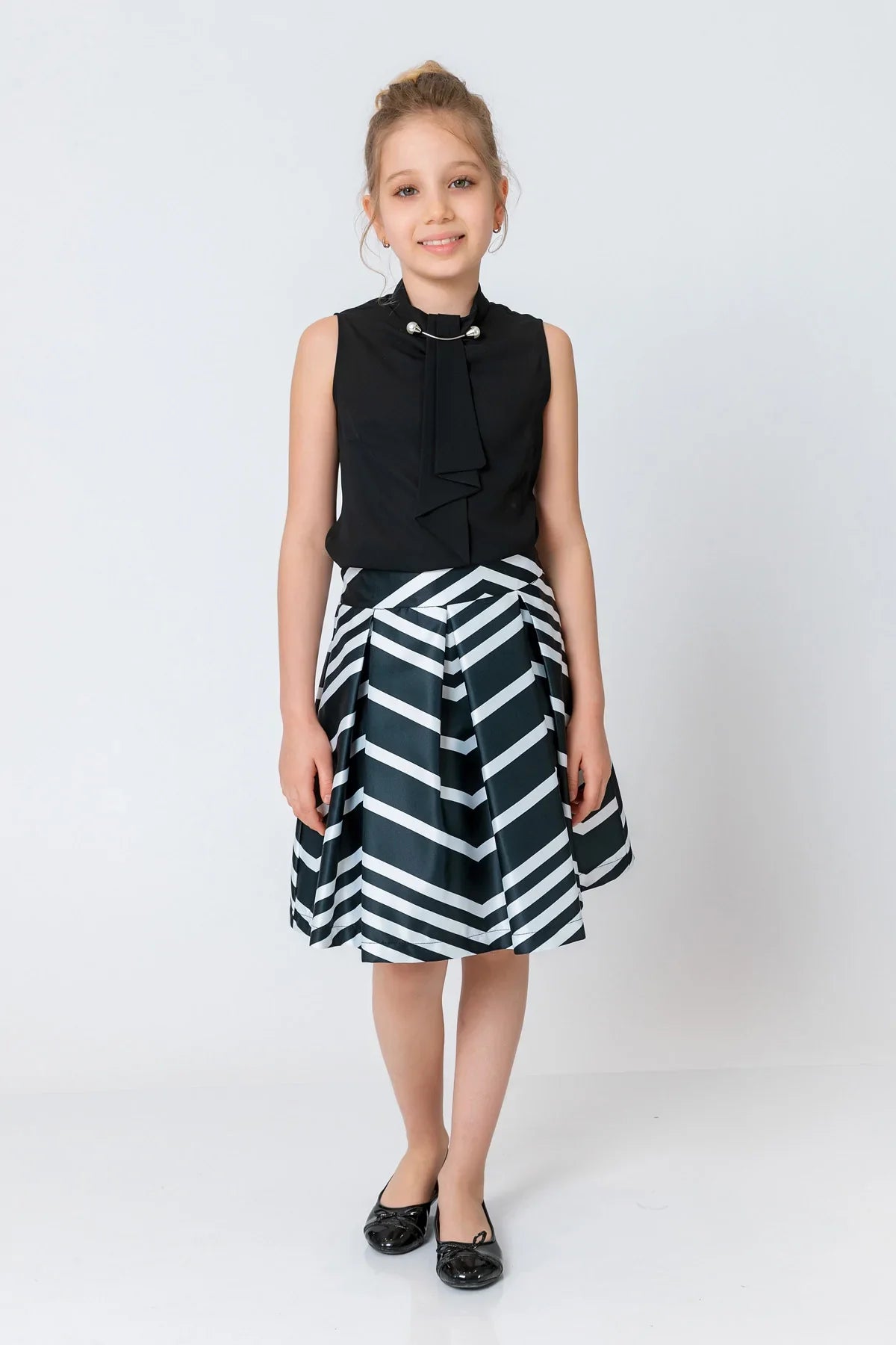 InCity Kids Girls Printed Midi Fashion Skirt InCity Boys & Girls