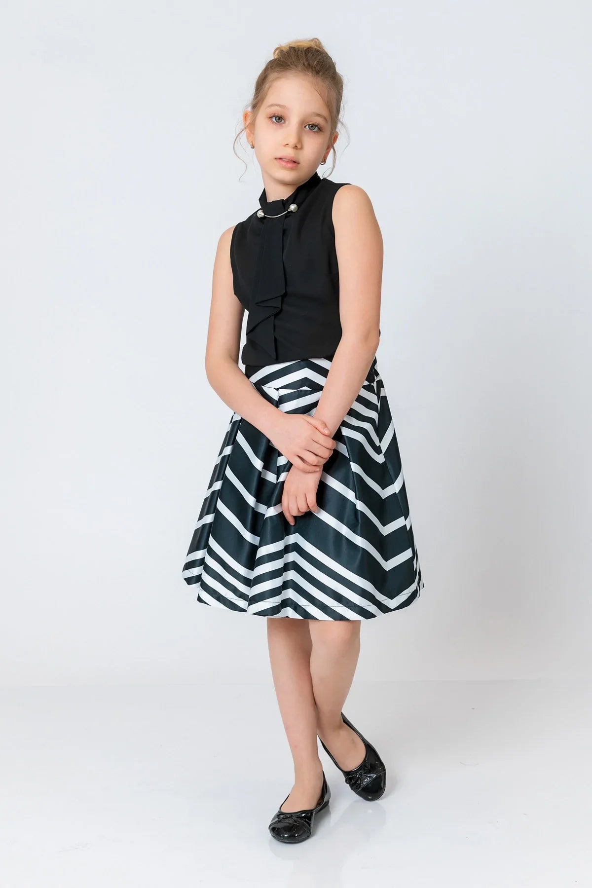 InCity Kids Girls Printed Midi Fashion Skirt InCity Boys & Girls