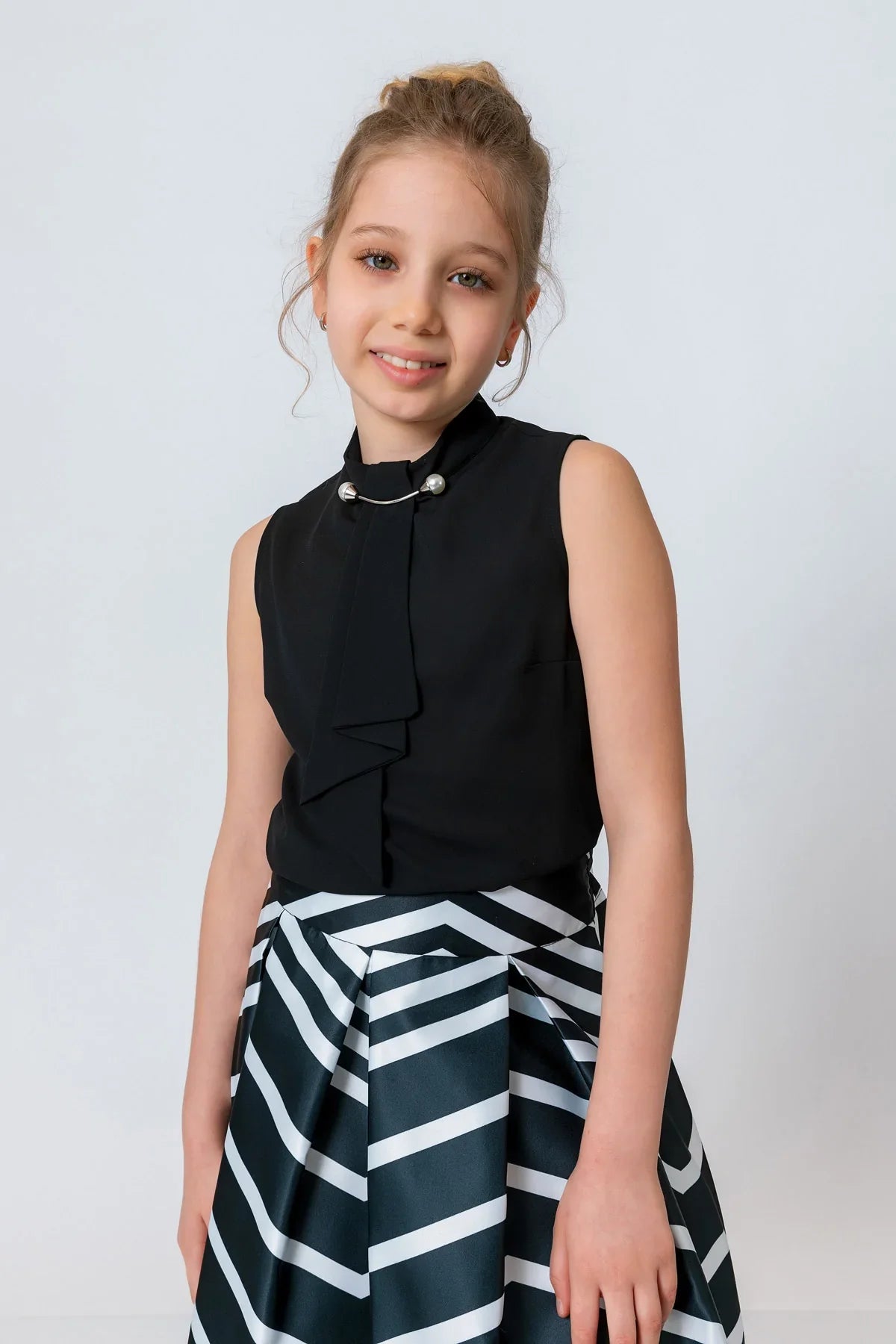 InCity Kids Girls Sleeveless Plain Fashion Dress Blouse InCity Boys & Girls