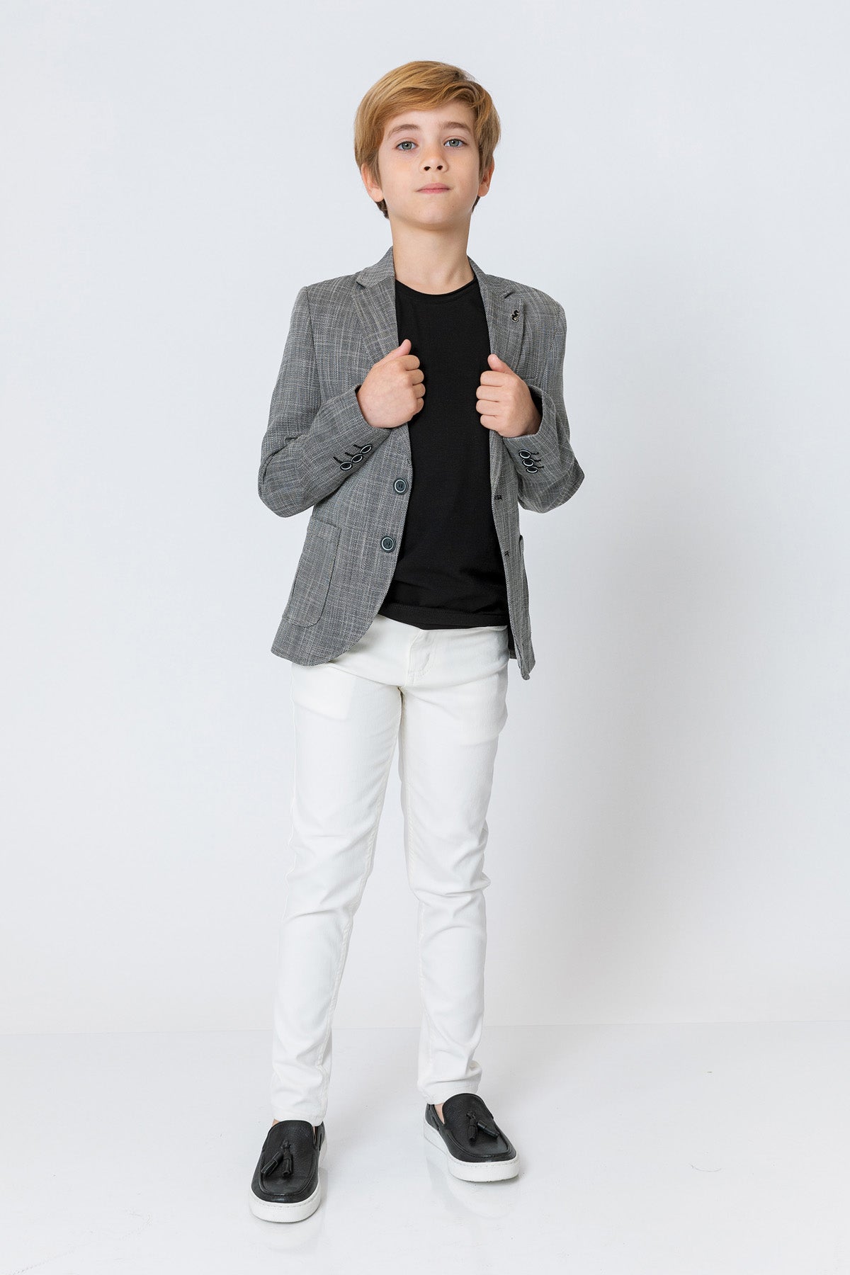 InCity Kids Boys Solid Plain Straight Leg Fashion Dress Pants InCity Boys & Girls