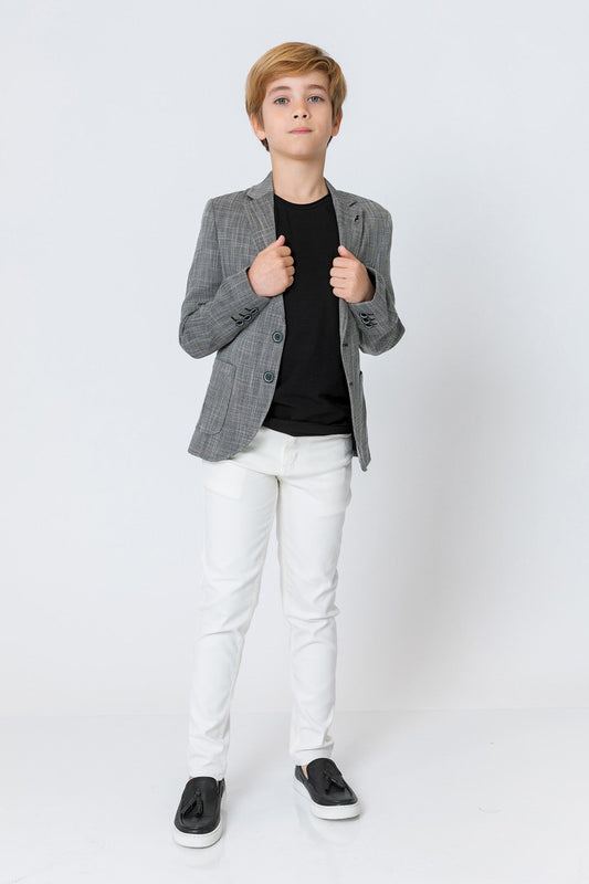 InCity Kids Boys Solid Plain Straight Leg Fashion Dress Pants InCity Boys & Girls