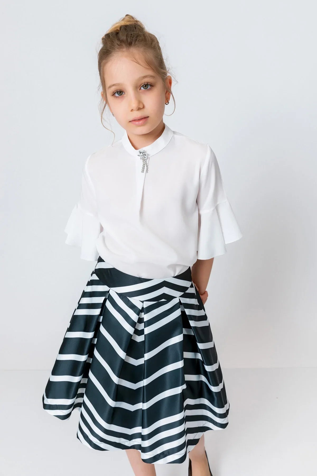 InCity Kids Girls Printed Midi Fashion Skirt InCity Boys & Girls