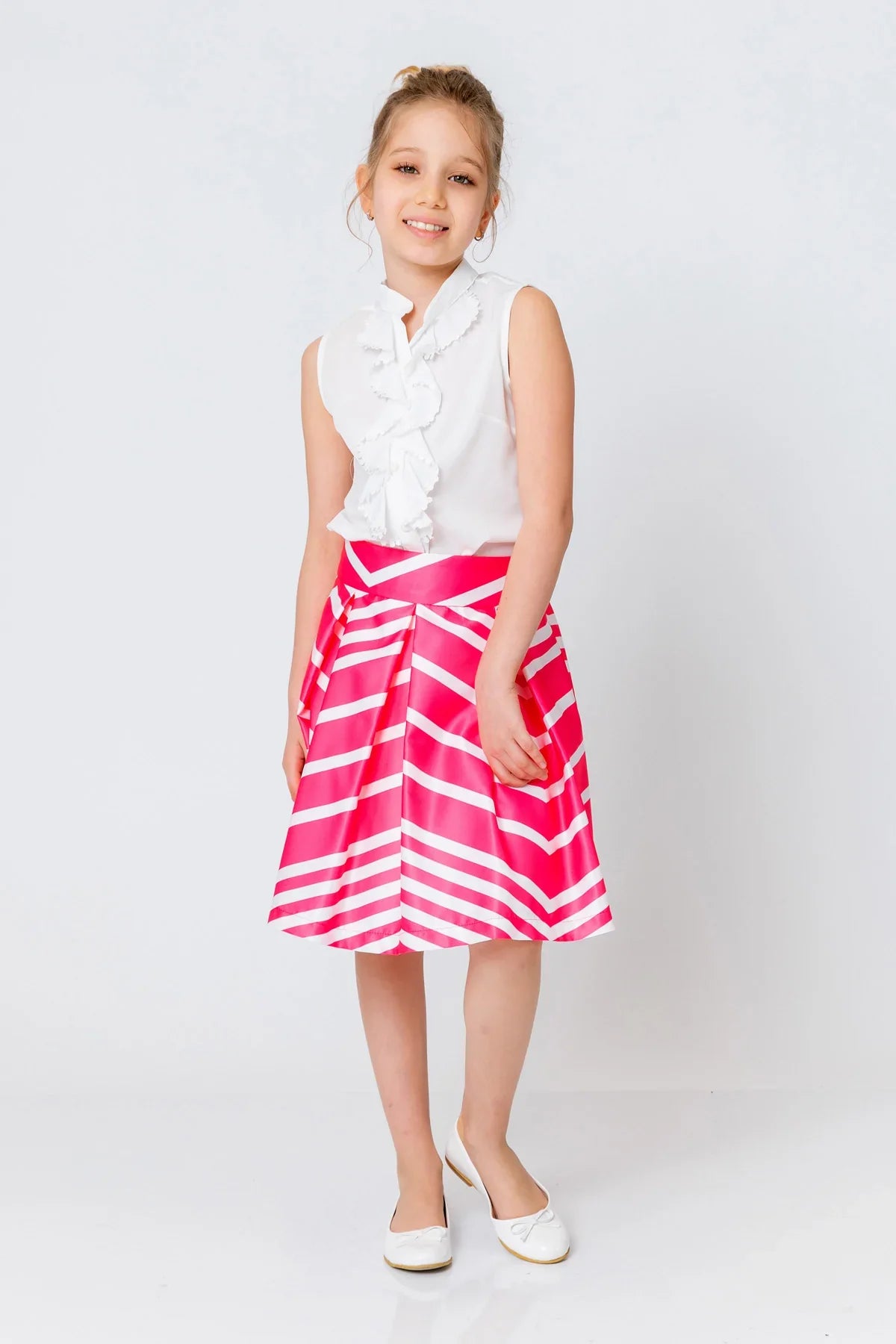 InCity Kids Girls Printed Midi Fashion Skirt InCity Boys & Girls