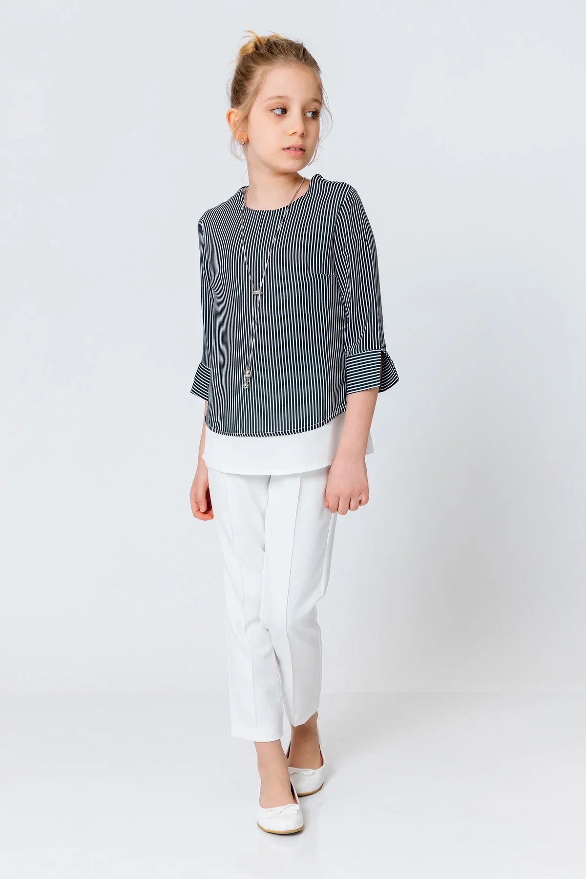 InCity Kids Girls Classic Straight Leg Fashion Pants InCity Boys & Girls