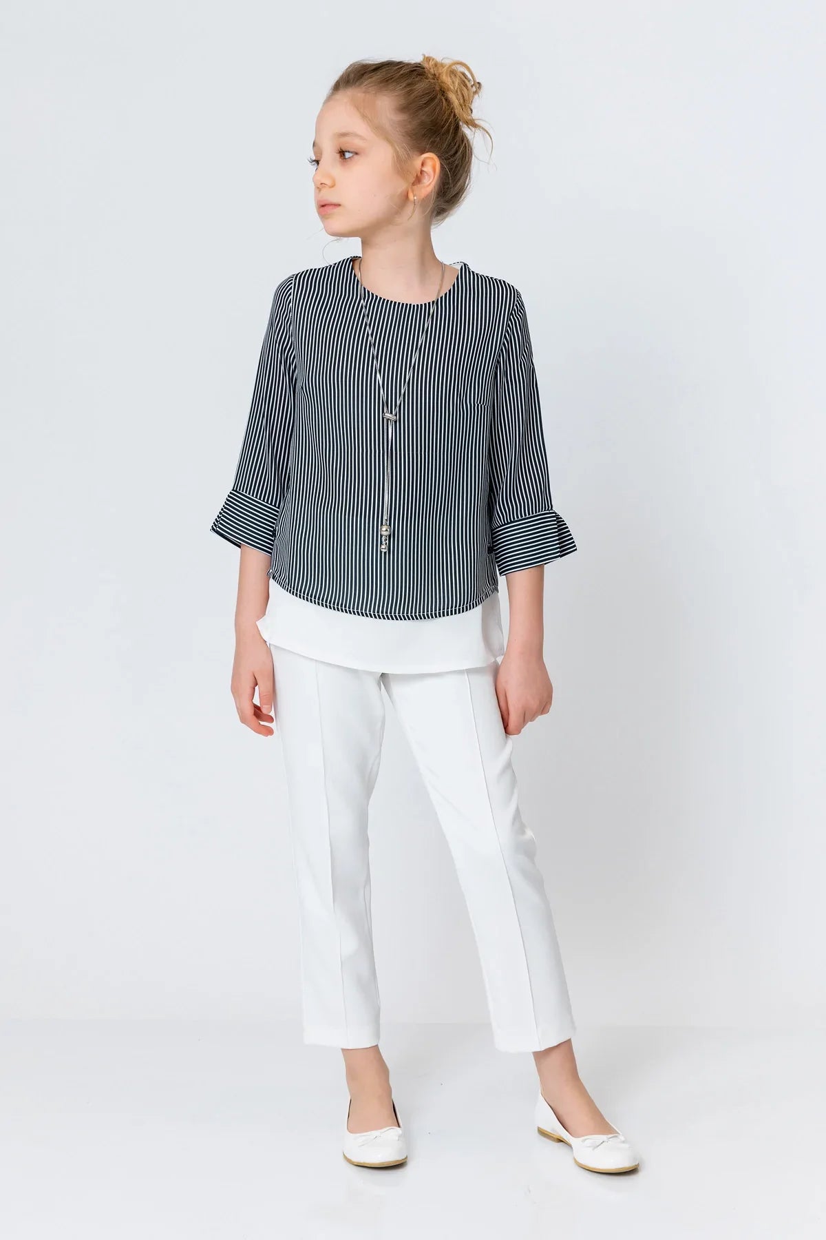 InCity Kids Girls Classic Straight Leg Fashion Pants InCity Boys & Girls