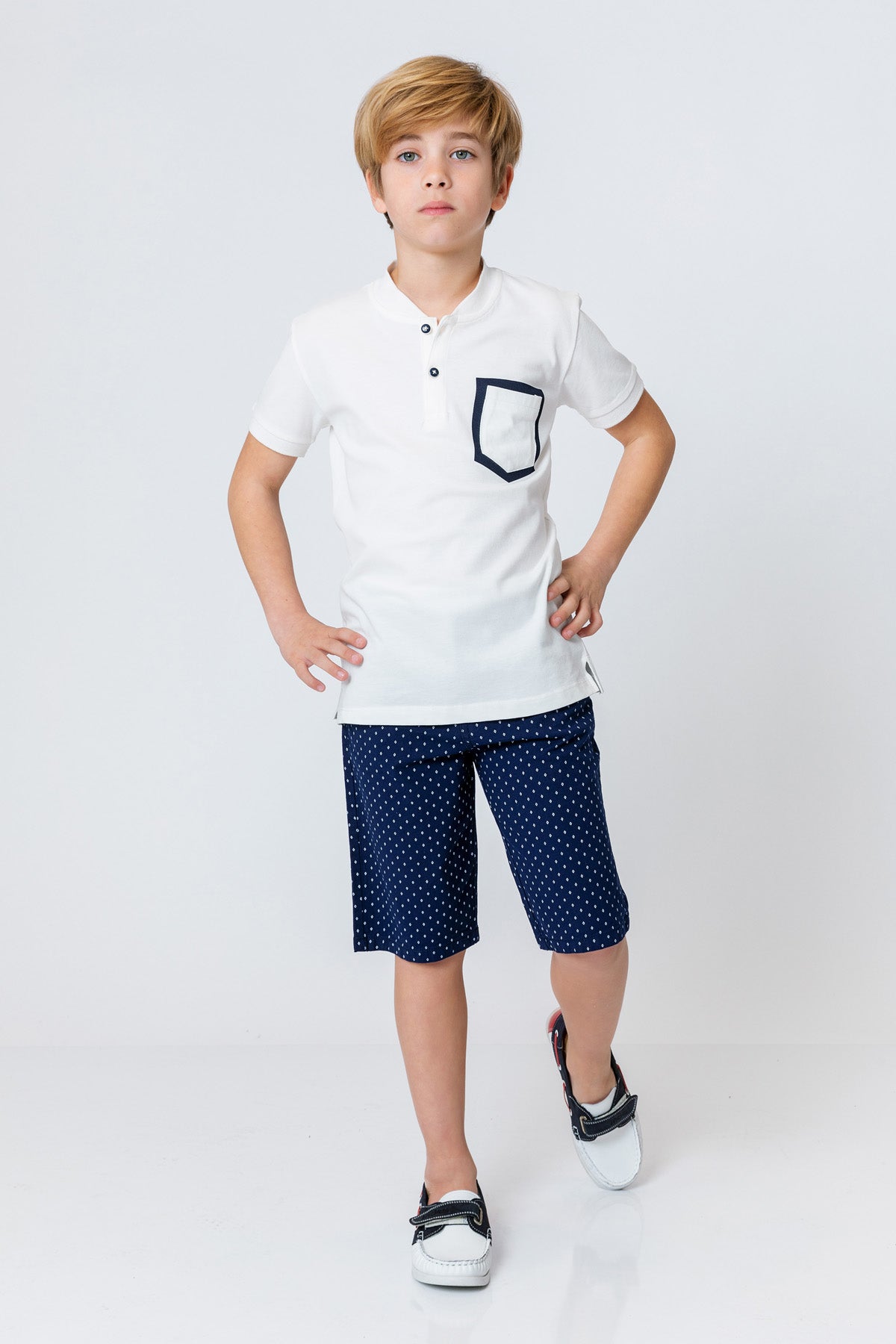 InCity Kids Boys Straight Leg Diamond Dress Shorts InCity Boys & Girls