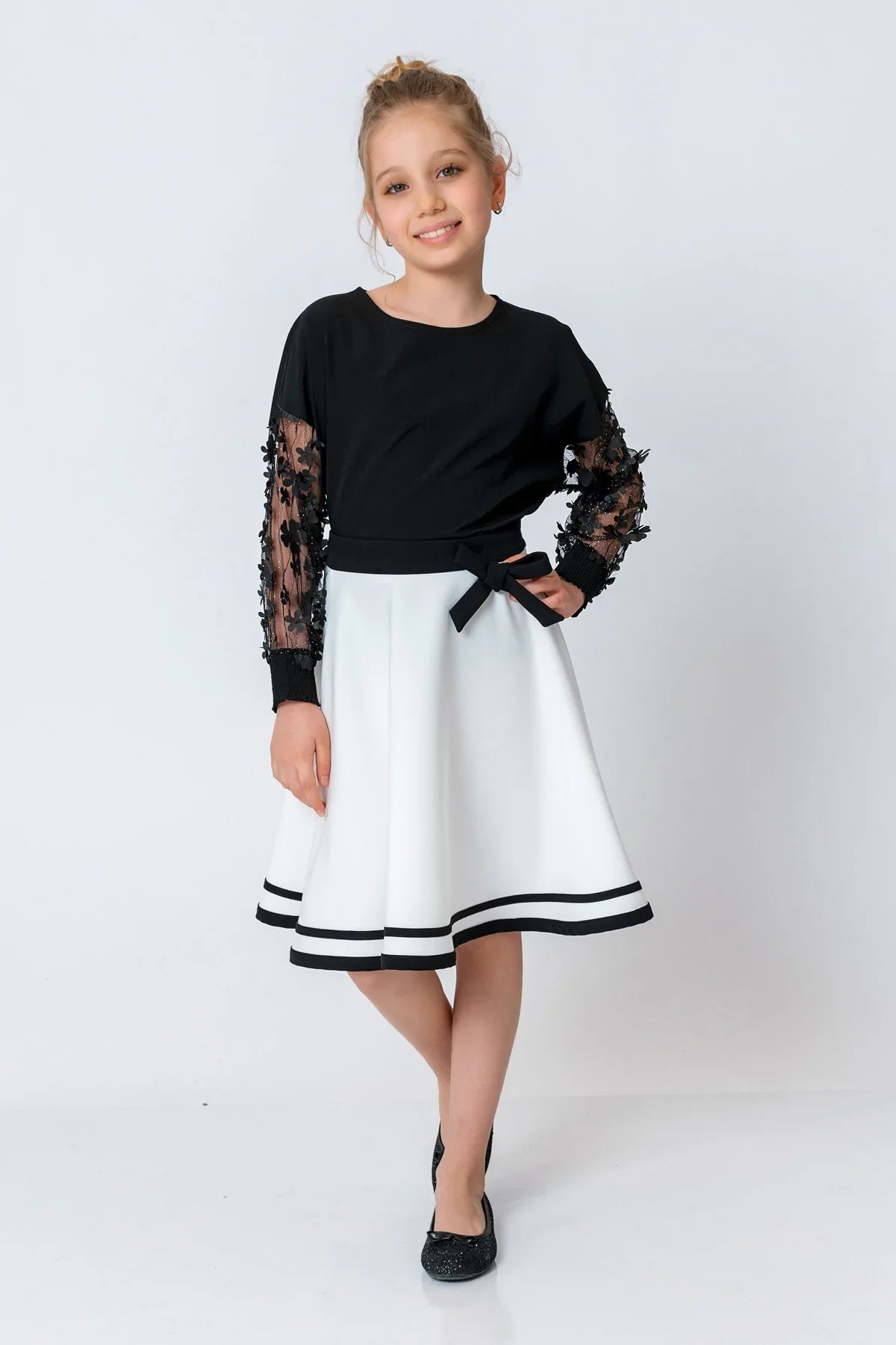 InCity Kids Girls Ribbon Midi Dress Skirt InCity Boys & Girls