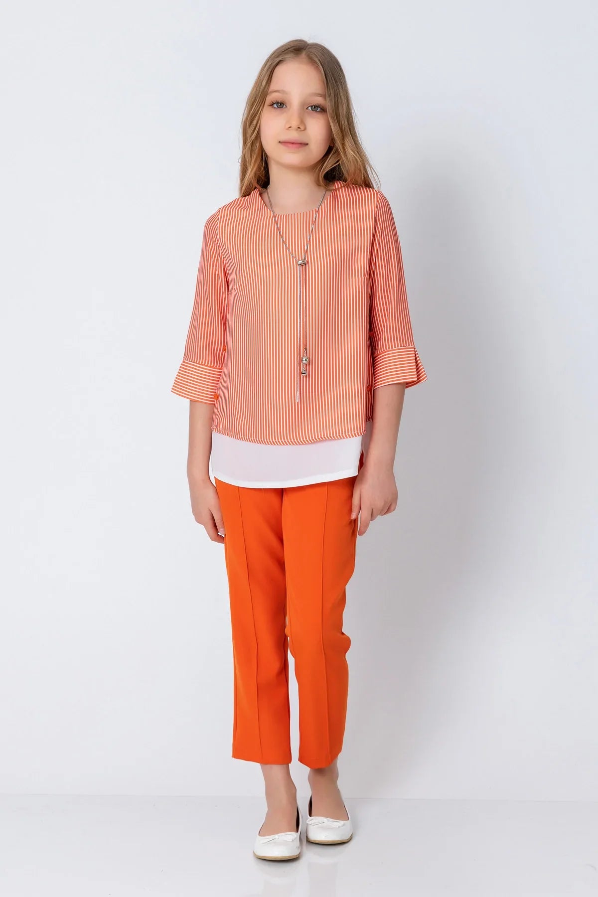 InCity Kids Girls Classic Straight Leg Fashion Pants InCity Boys & Girls