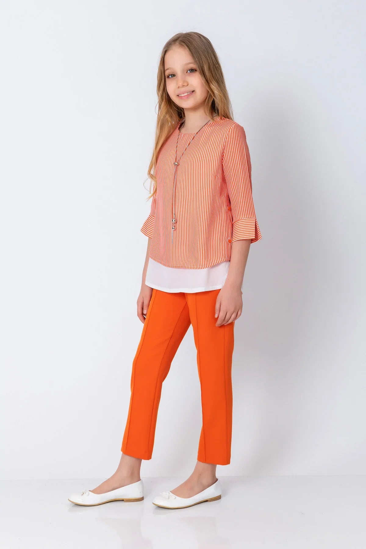 InCity Kids Girls Classic Straight Leg Fashion Pants InCity Boys & Girls