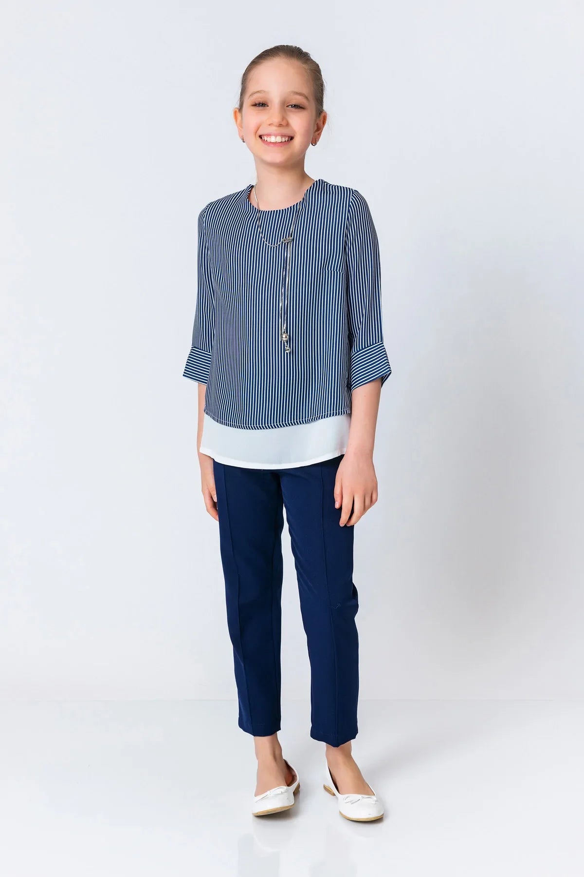 InCity Kids Girls Classic Straight Leg Fashion Pants InCity Boys & Girls