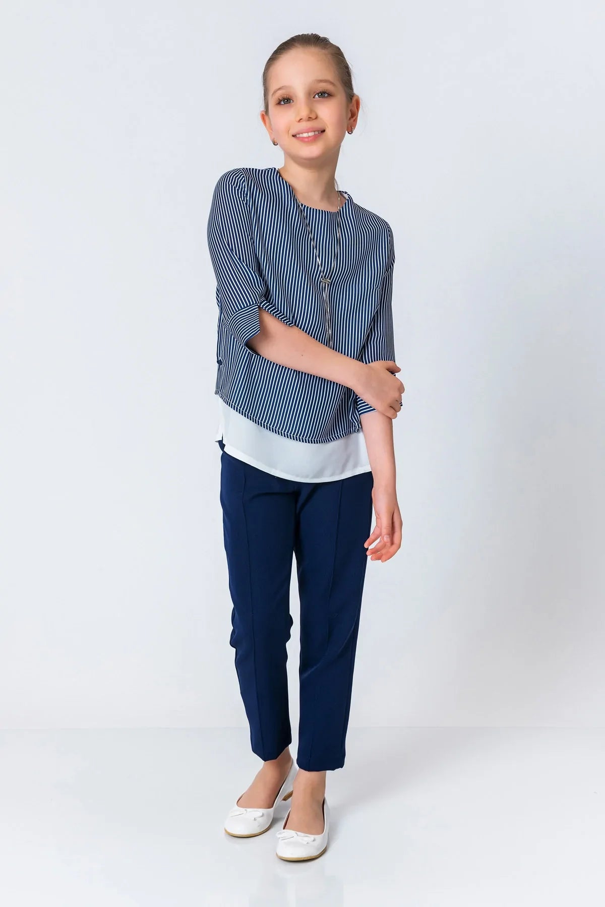 InCity Kids Girls Classic Straight Leg Fashion Pants InCity Boys & Girls