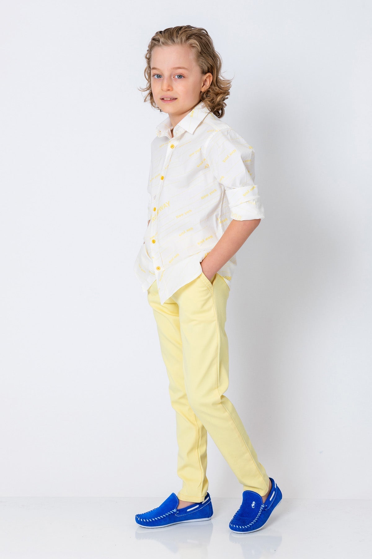InCity Kids Boys Solid Straight Leg Fashion Dress Pants InCity Boys & Girls