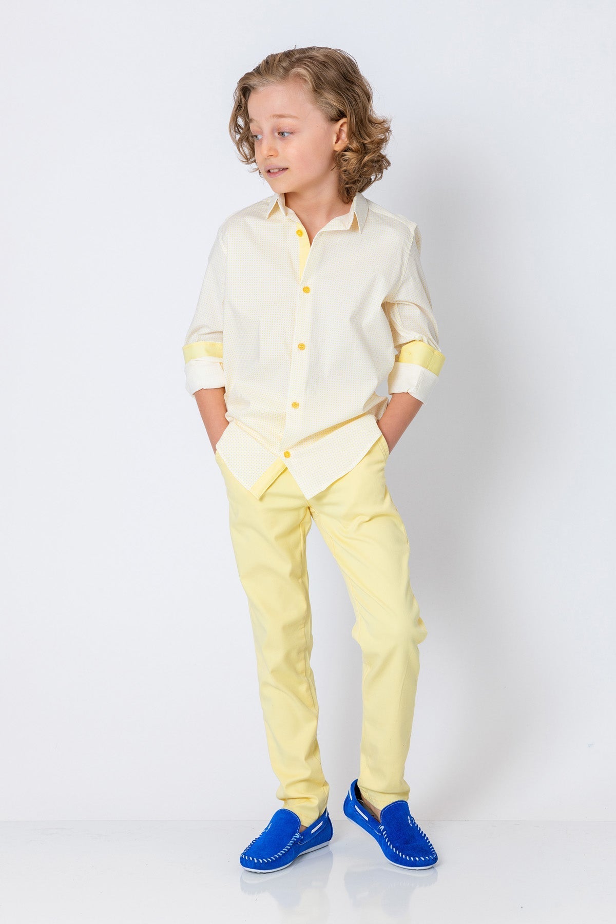 InCity Kids Boys Solid Plain Straight Leg Fashion Dress Pants InCity Boys & Girls