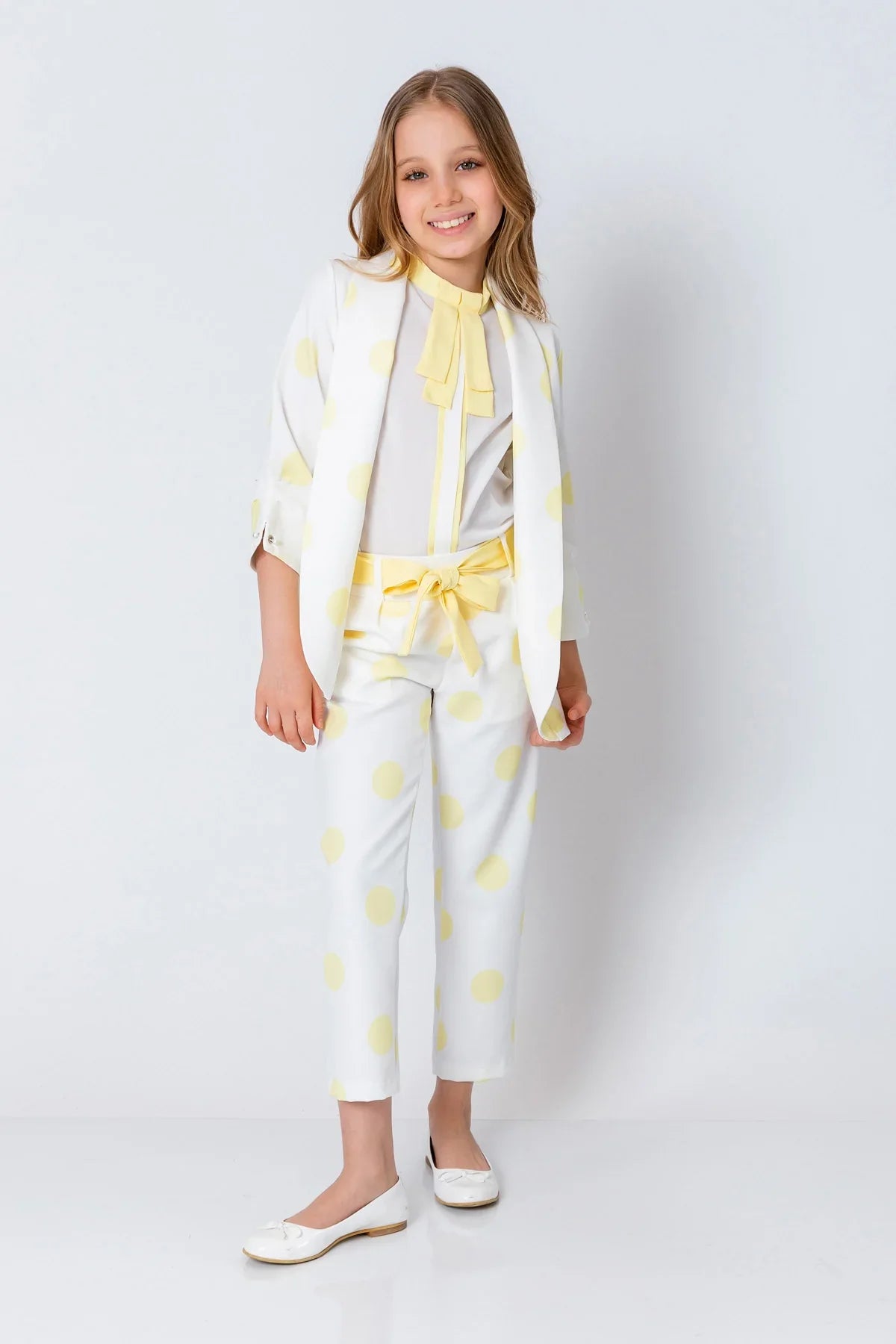 InCity Kids Girls Open Front Polka Dot Dress Fashion Cardigan InCity Boys & Girls