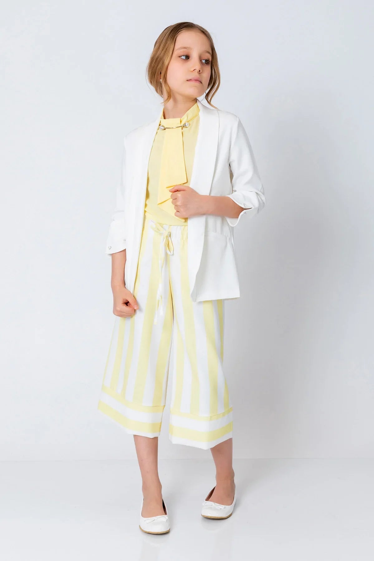 InCity Kids Girls Open Front 3/4 Sleeve Dress Jacket InCity Boys & Girls