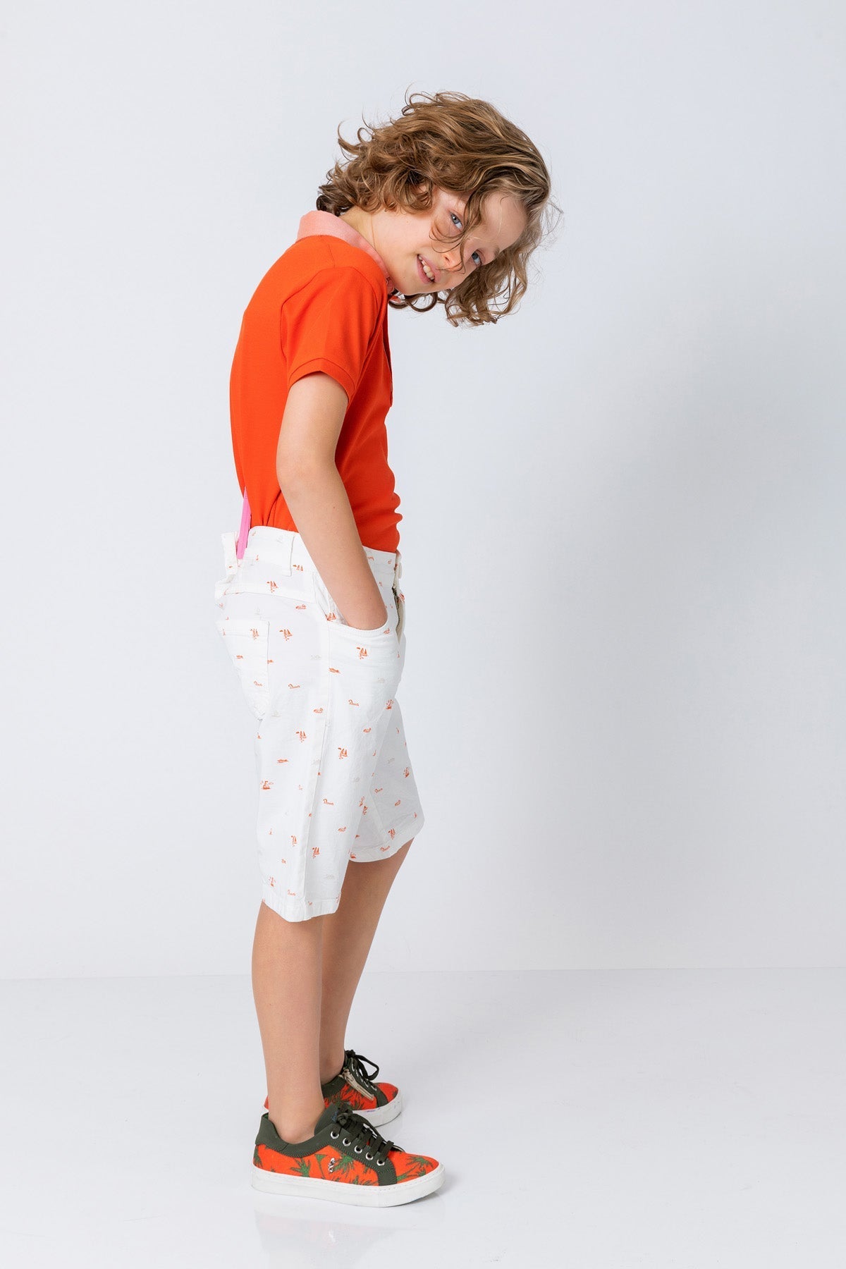 InCity Kids Boys Collared Mock Chest Pocket Short Sleeve Polo Shirt InCity Boys & Girls