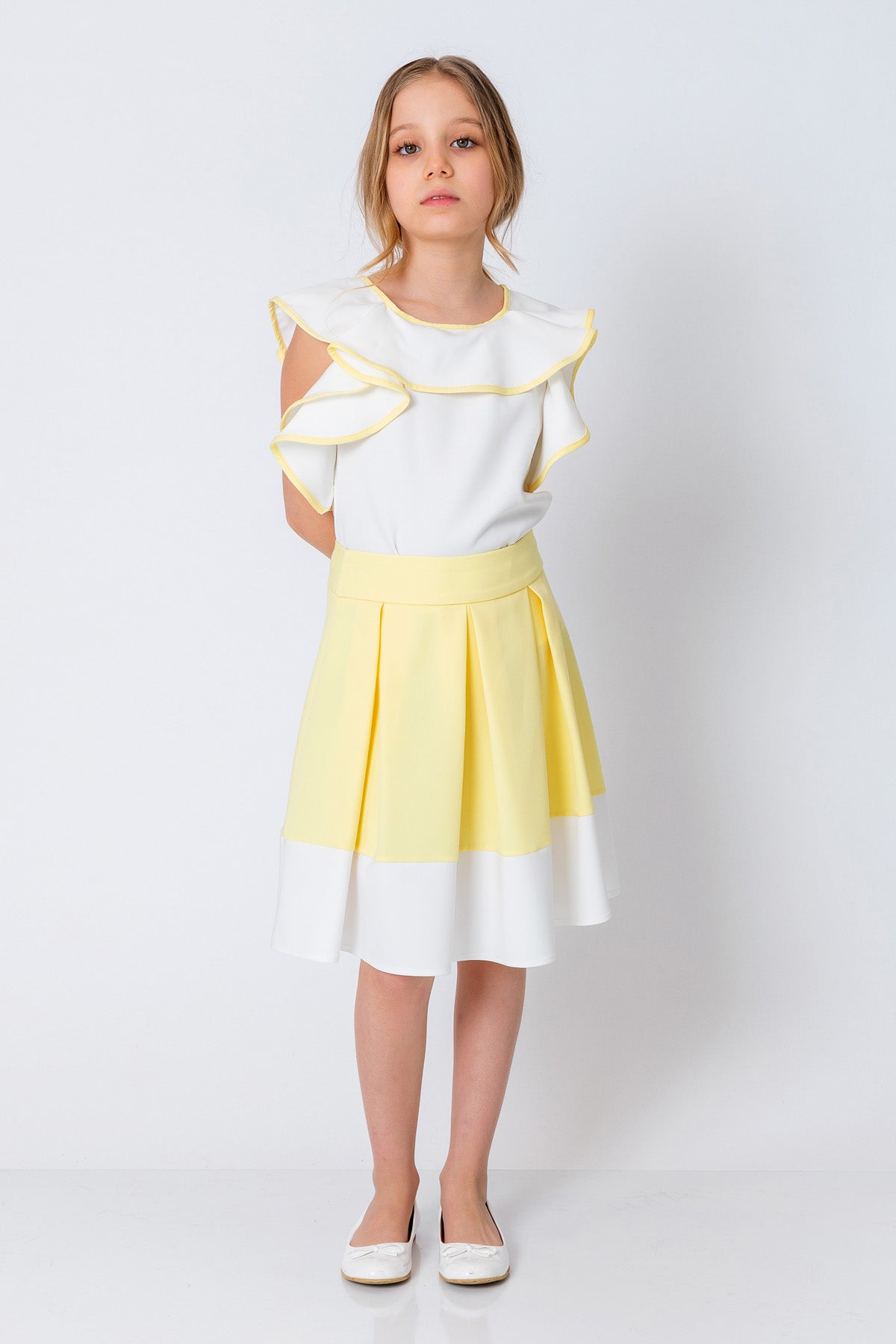 InCity Kids Girls Multicolor Pleated Fashion Skirt InCity Boys & Girls