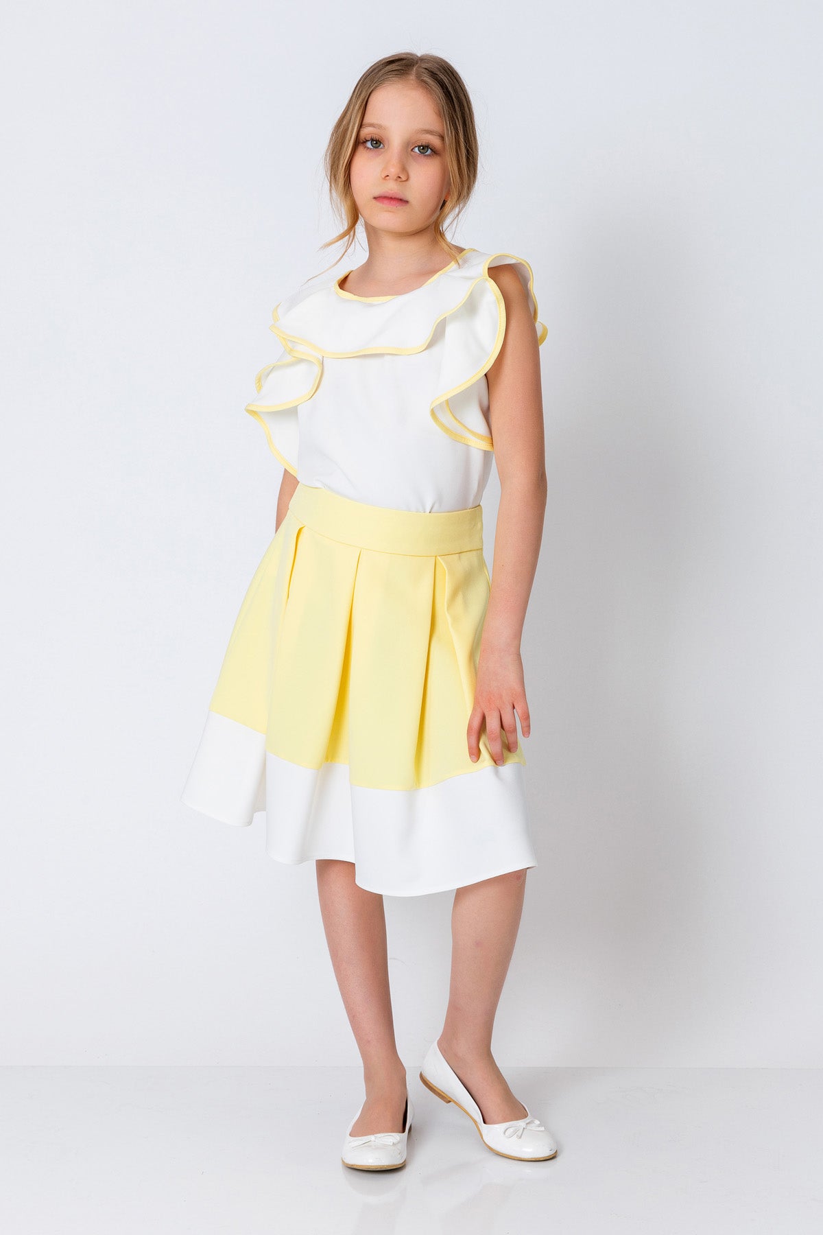 InCity Kids Girls Multicolor Pleated Fashion Skirt InCity Boys & Girls