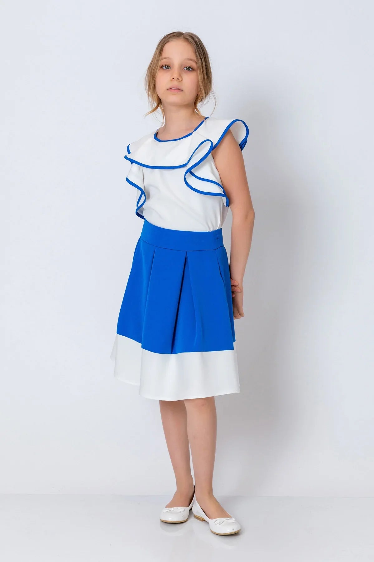 InCity Kids Girls Multicolor Pleated Fashion Skirt InCity Boys & Girls