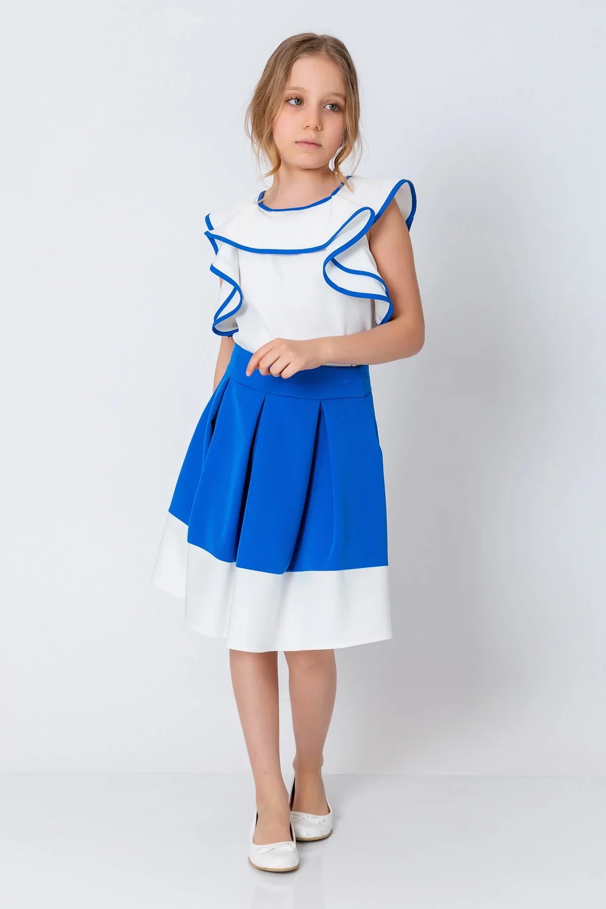 InCity Kids Girls Multicolor Pleated Fashion Skirt InCity Boys & Girls