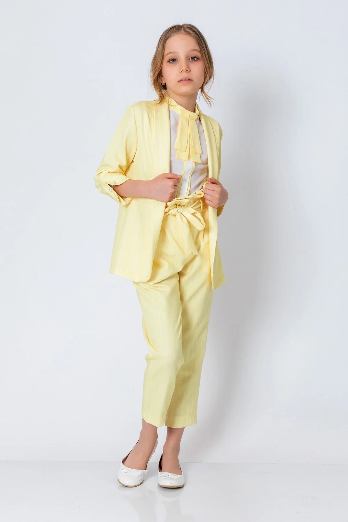 InCity Kids Girls Open Front 3/4 Sleeve Dress Jacket InCity Boys & Girls