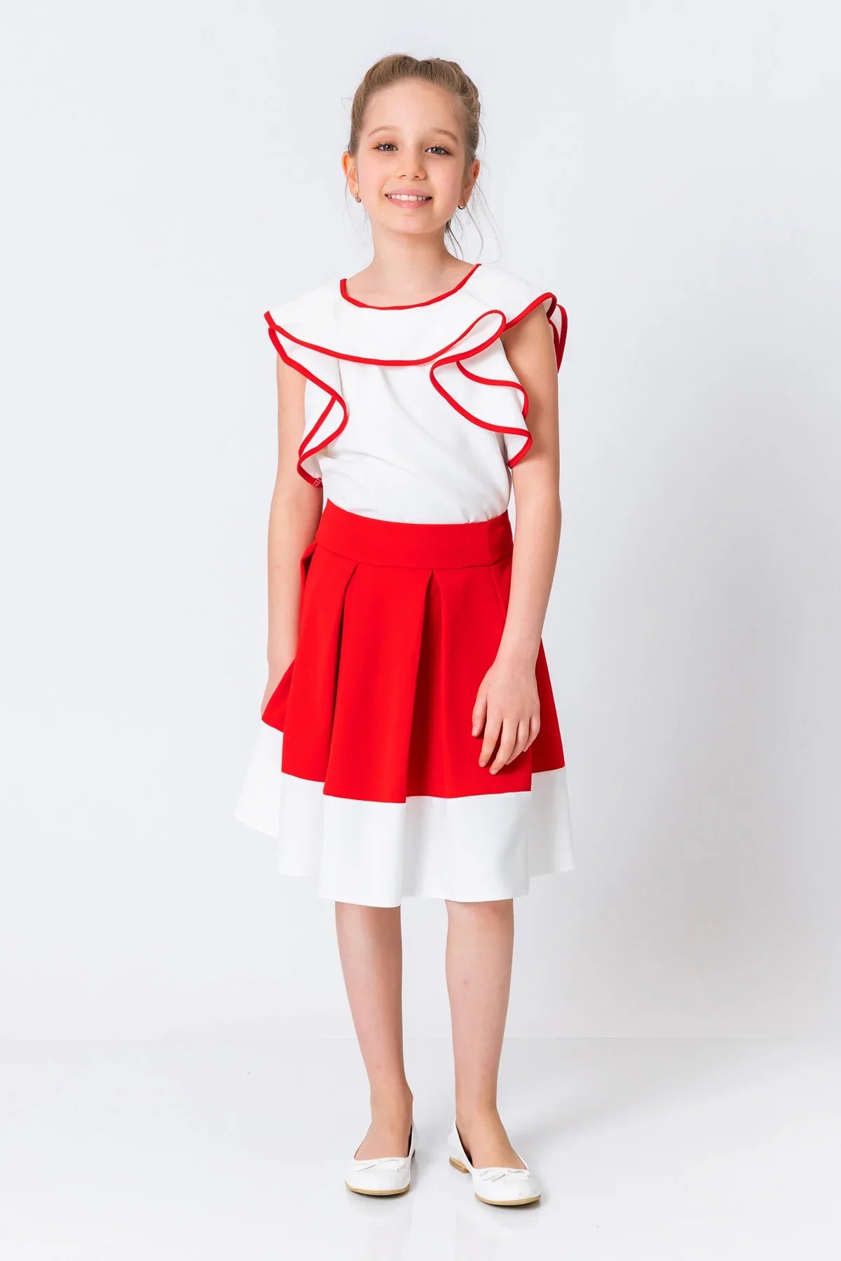 InCity Kids Girls Multicolor Pleated Fashion Skirt InCity Boys & Girls