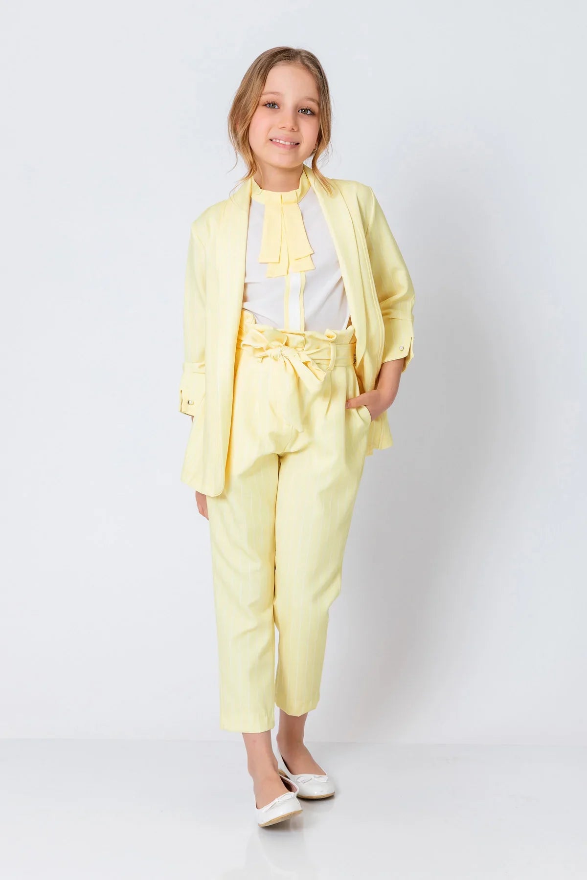 InCity Kids Girls Open Front 3/4 Sleeve Dress Jacket InCity Boys & Girls