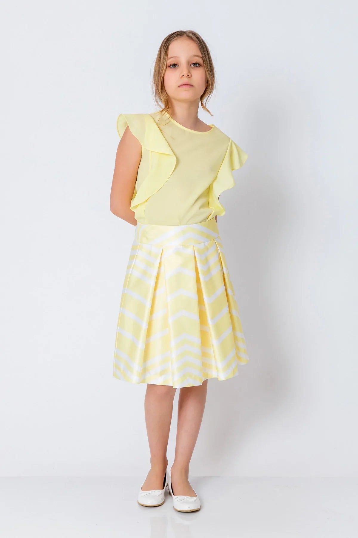 InCity Kids Girls Printed Midi Fashion Skirt InCity Boys & Girls