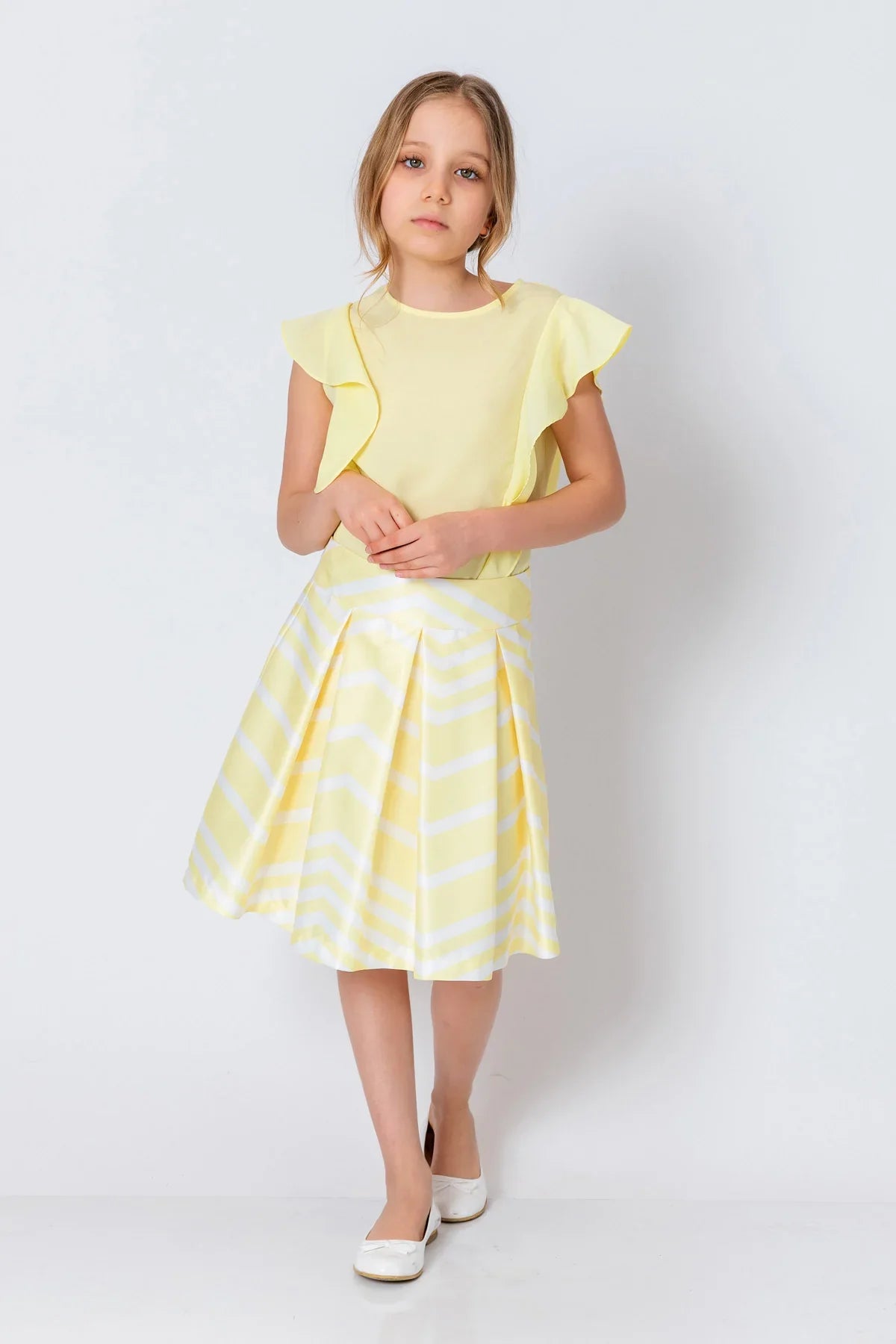 InCity Kids Girls Printed Midi Fashion Skirt InCity Boys & Girls