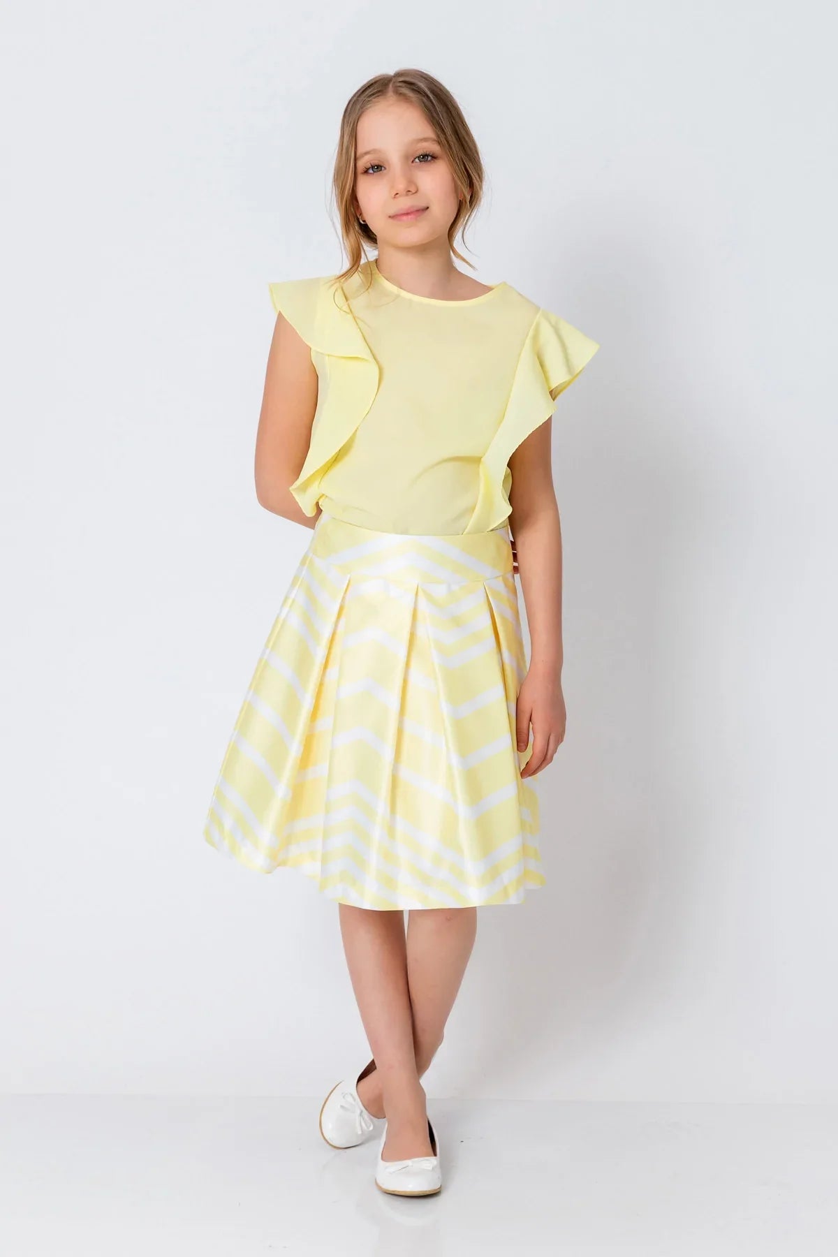 InCity Kids Girls Printed Midi Fashion Skirt InCity Boys & Girls