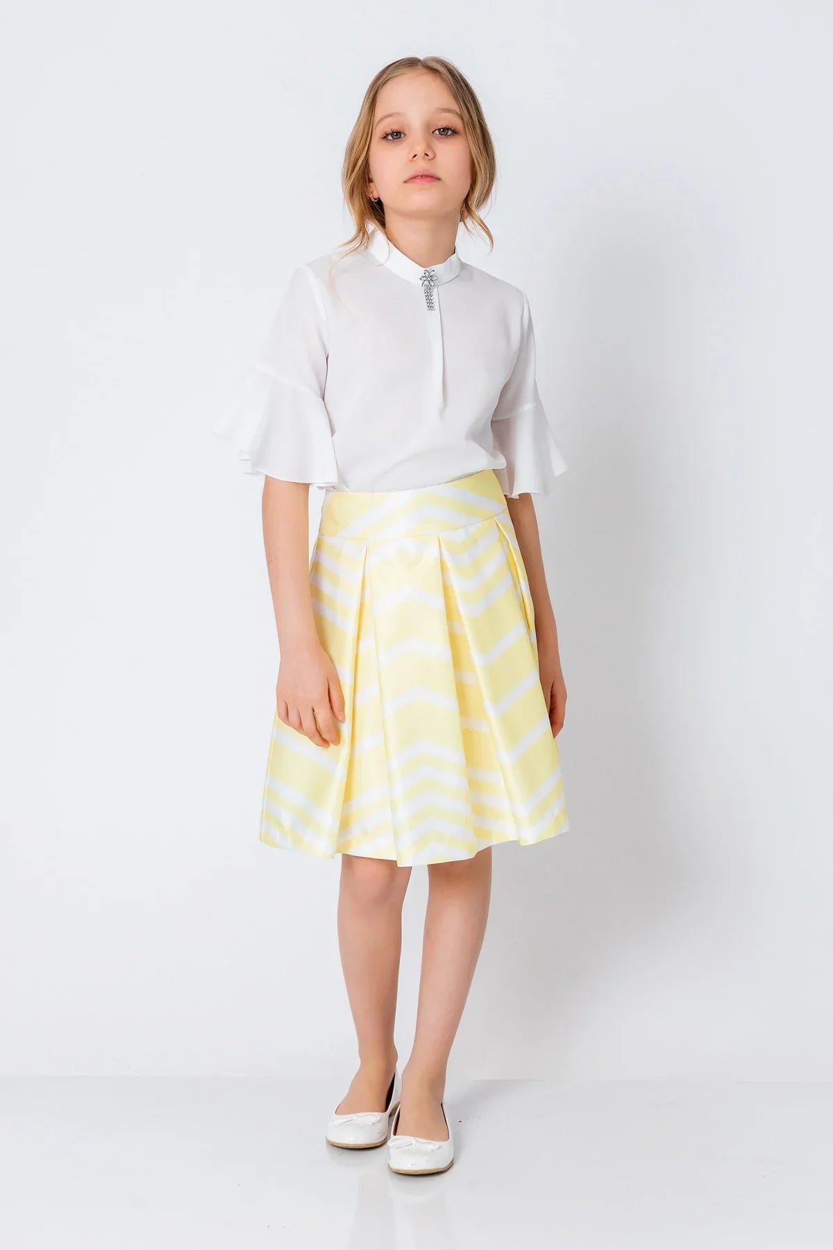 InCity Kids Girls Printed Midi Fashion Skirt InCity Boys & Girls