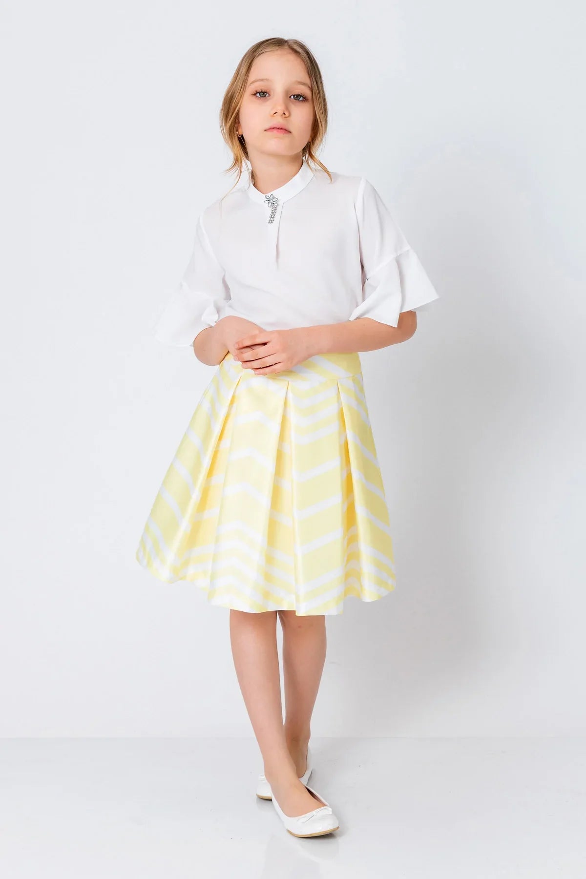 InCity Kids Girls Printed Midi Fashion Skirt InCity Boys & Girls