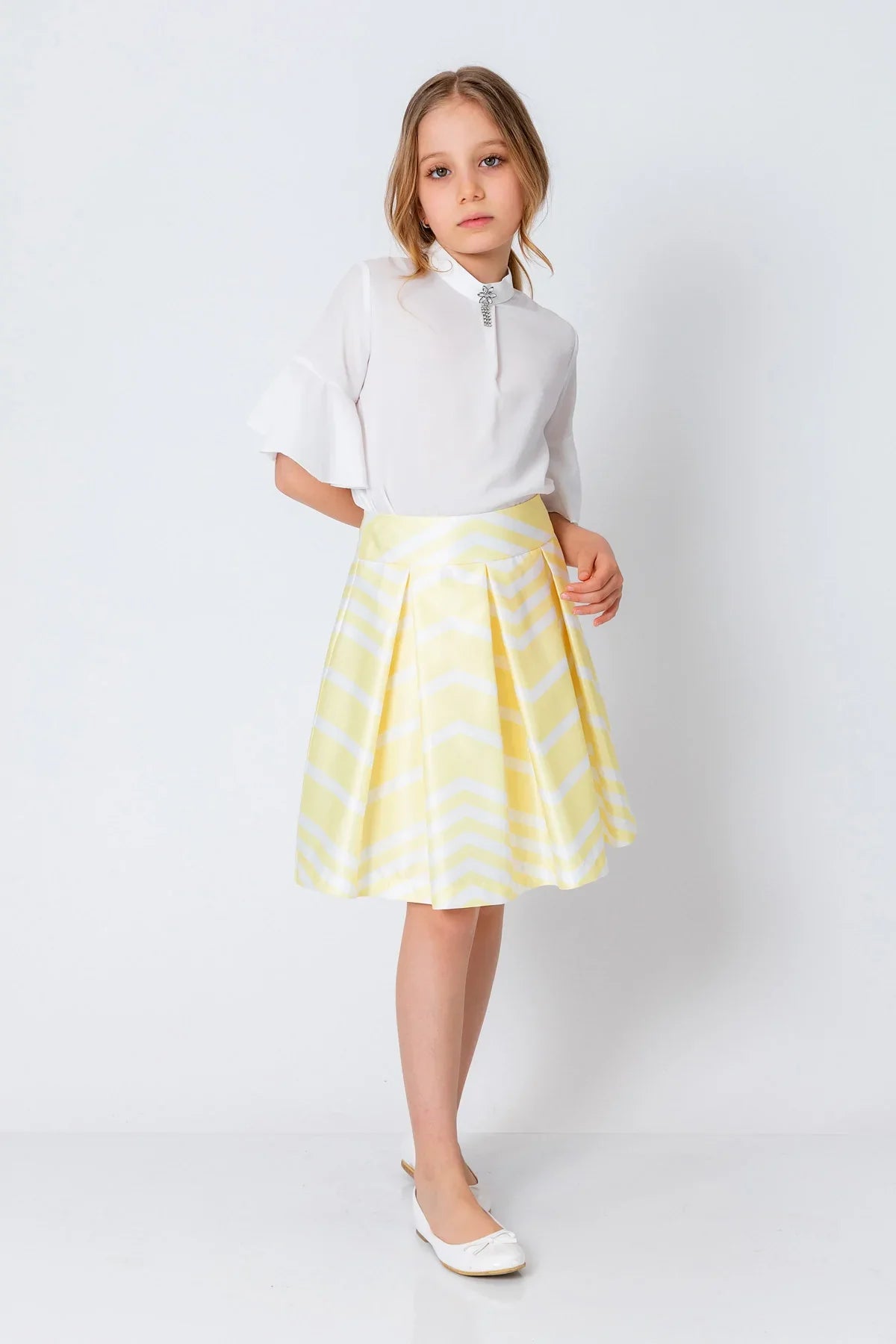 InCity Kids Girls Printed Midi Fashion Skirt InCity Boys & Girls