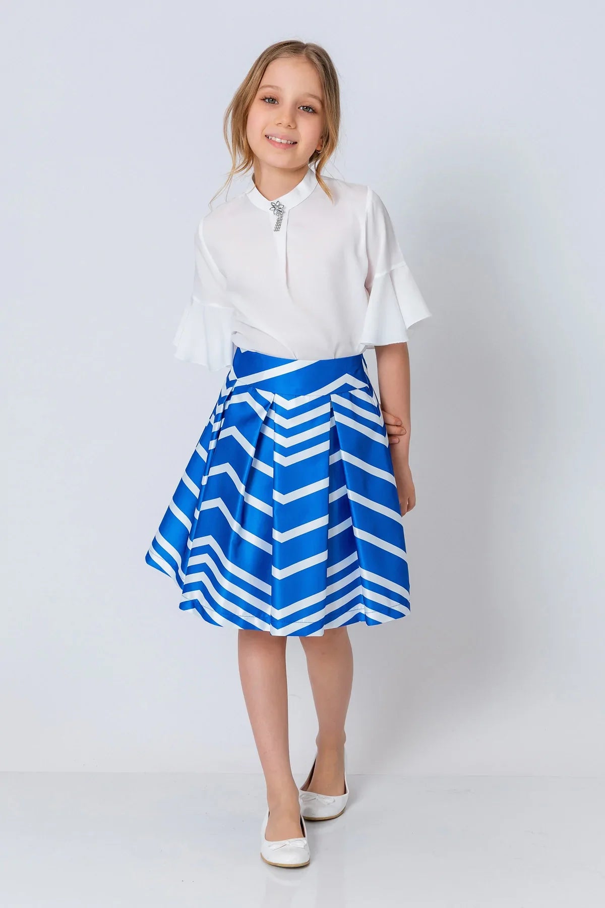 InCity Kids Girls Printed Midi Fashion Skirt InCity Boys & Girls