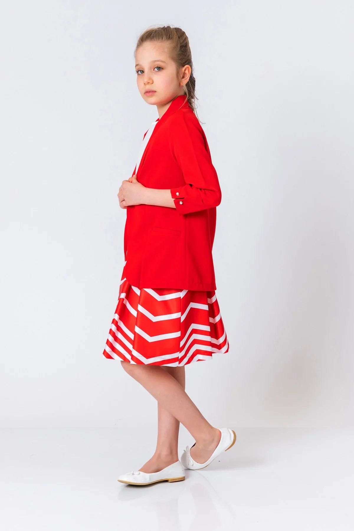 InCity Kids Girls Printed Midi Fashion Skirt InCity Boys & Girls