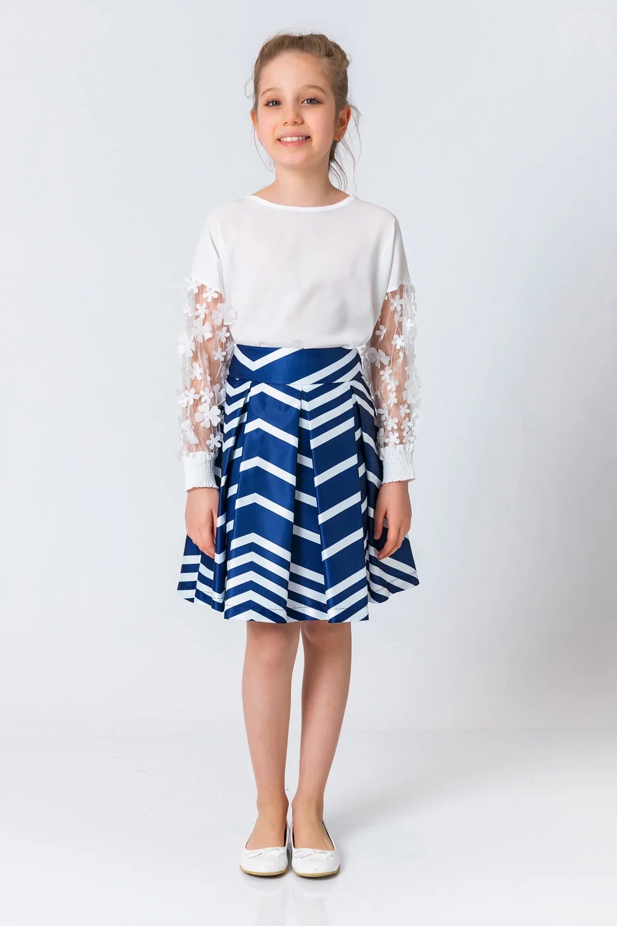 InCity Kids Girls Printed Midi Fashion Skirt InCity Boys & Girls