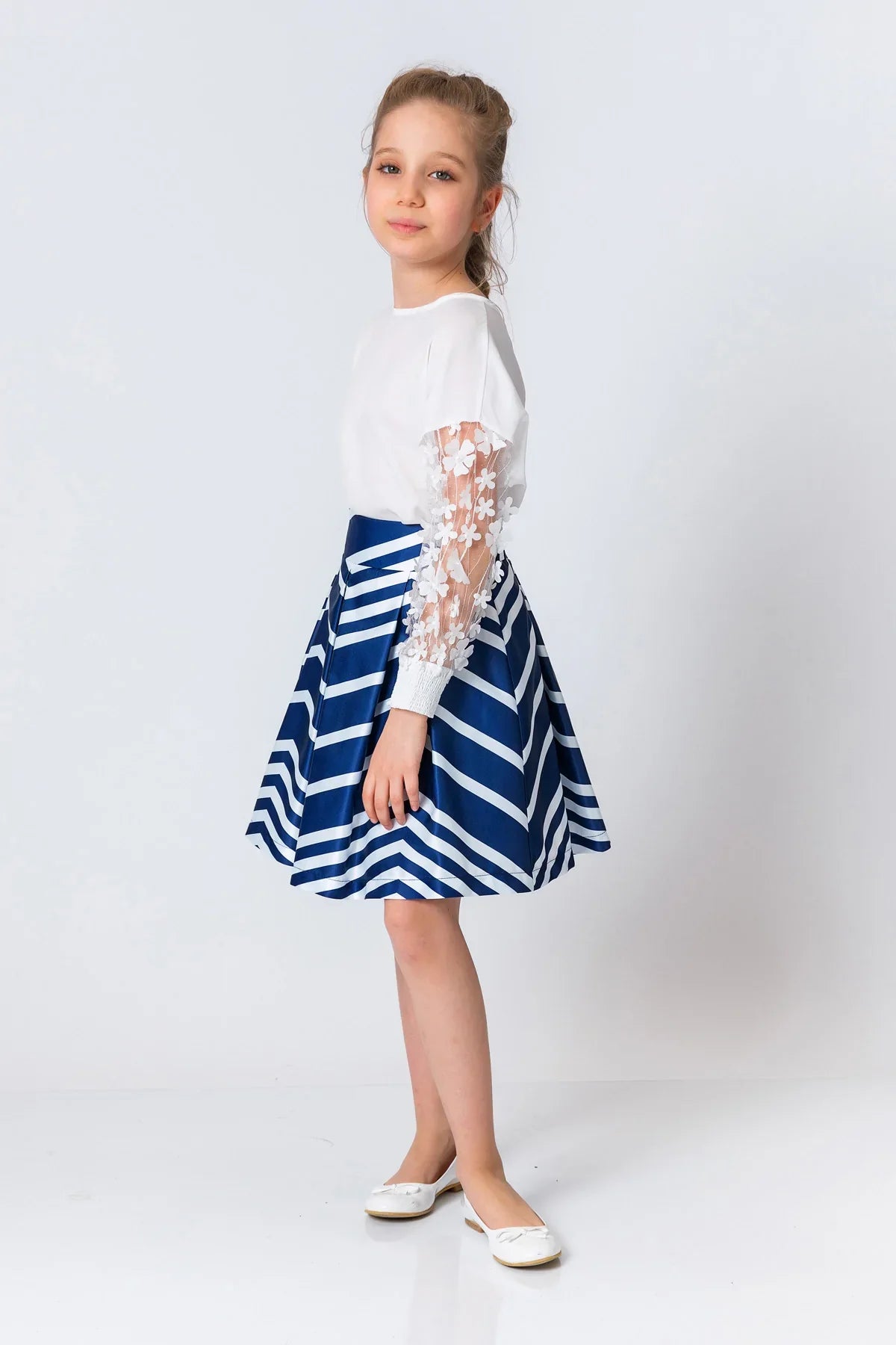 InCity Kids Girls Printed Midi Fashion Skirt InCity Boys & Girls