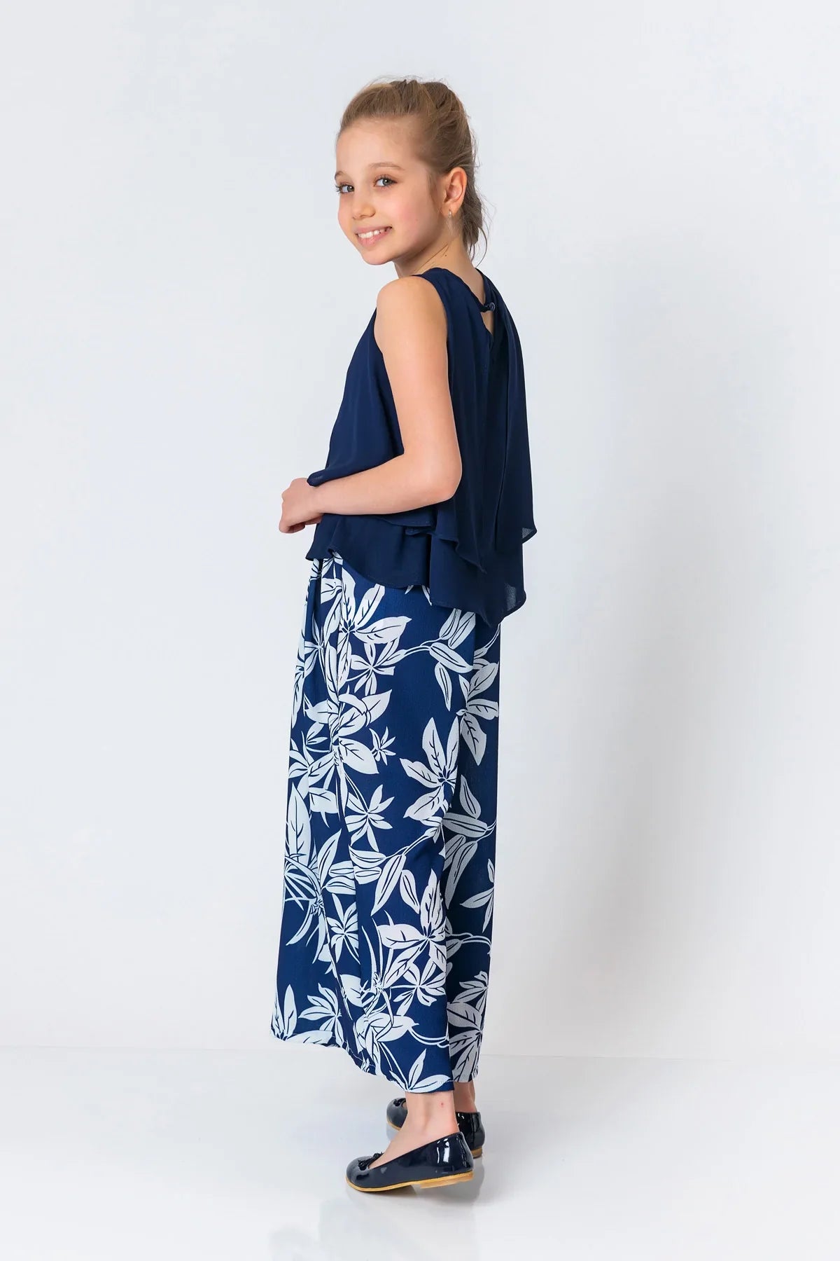 InCity Kids Girls Layered Scoop Neck Sleeveless Dress Blouse InCity Boys & Girls