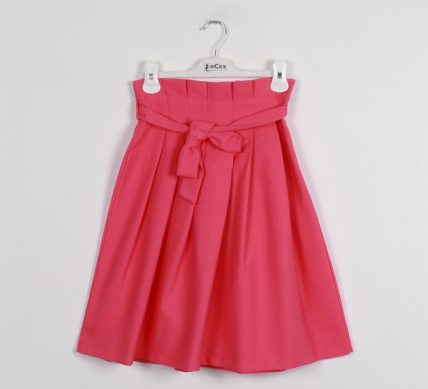 InCity Kids Girls Pleated Belted Midi Skirt InCity Boys & Girls