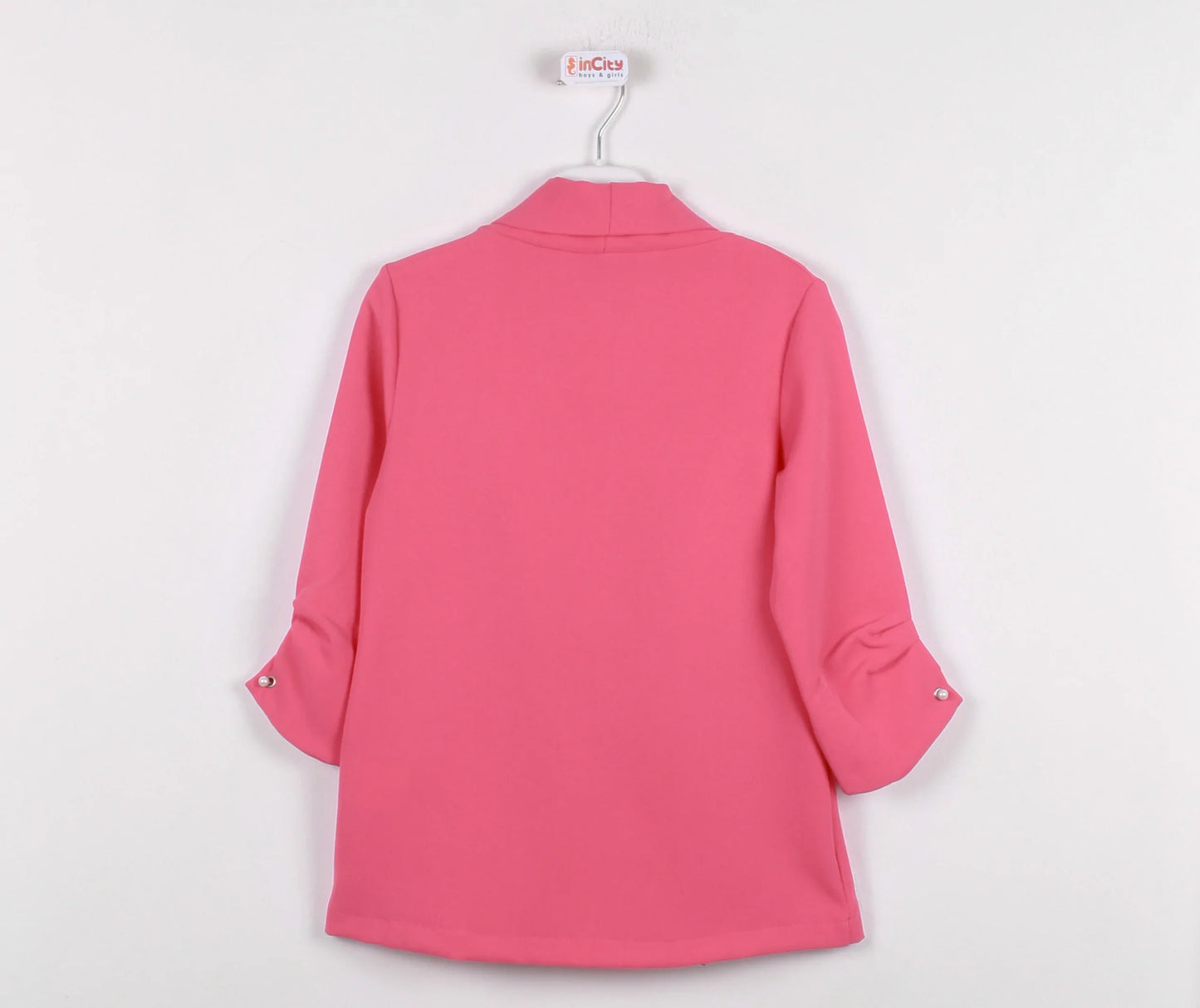 InCity Kids Girls Open Front 3/4 Sleeve Dress Jacket InCity Boys & Girls