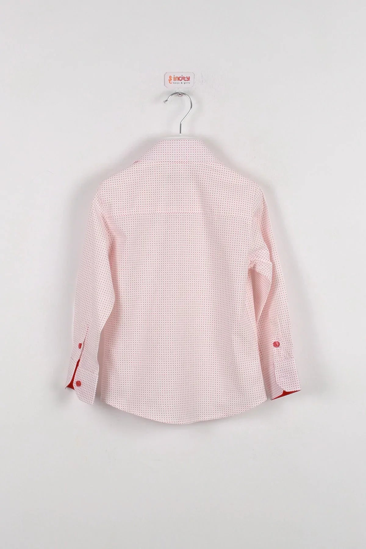 InCity Kids Boys Collared Long Sleeve Star Dress Shirt InCity Boys & Girls