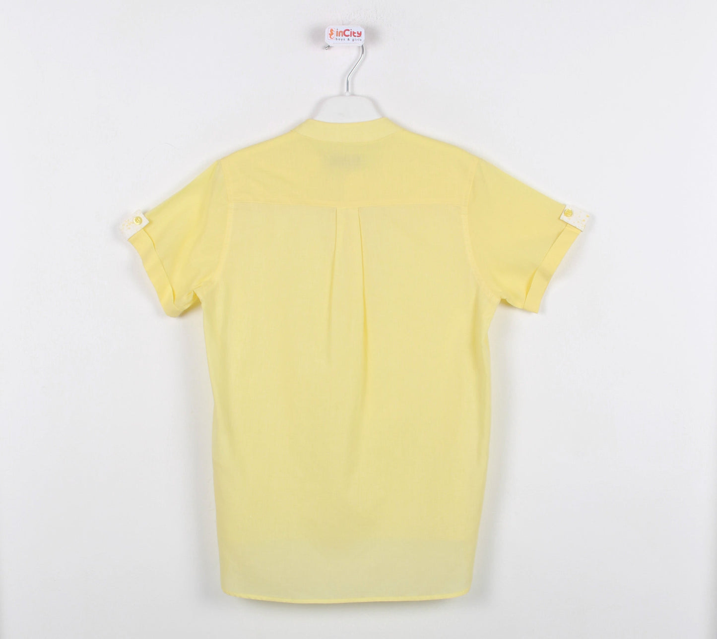 InCity Kids Boys Solid Short Sleeve Button Up Shirt InCity Boys & Girls