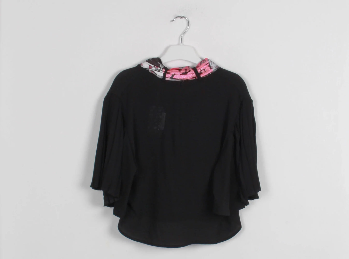 InCity Kids Girls 3/4 Sleeve Scoop Neck Dress Blouse with Scarf InCity Boys & Girls